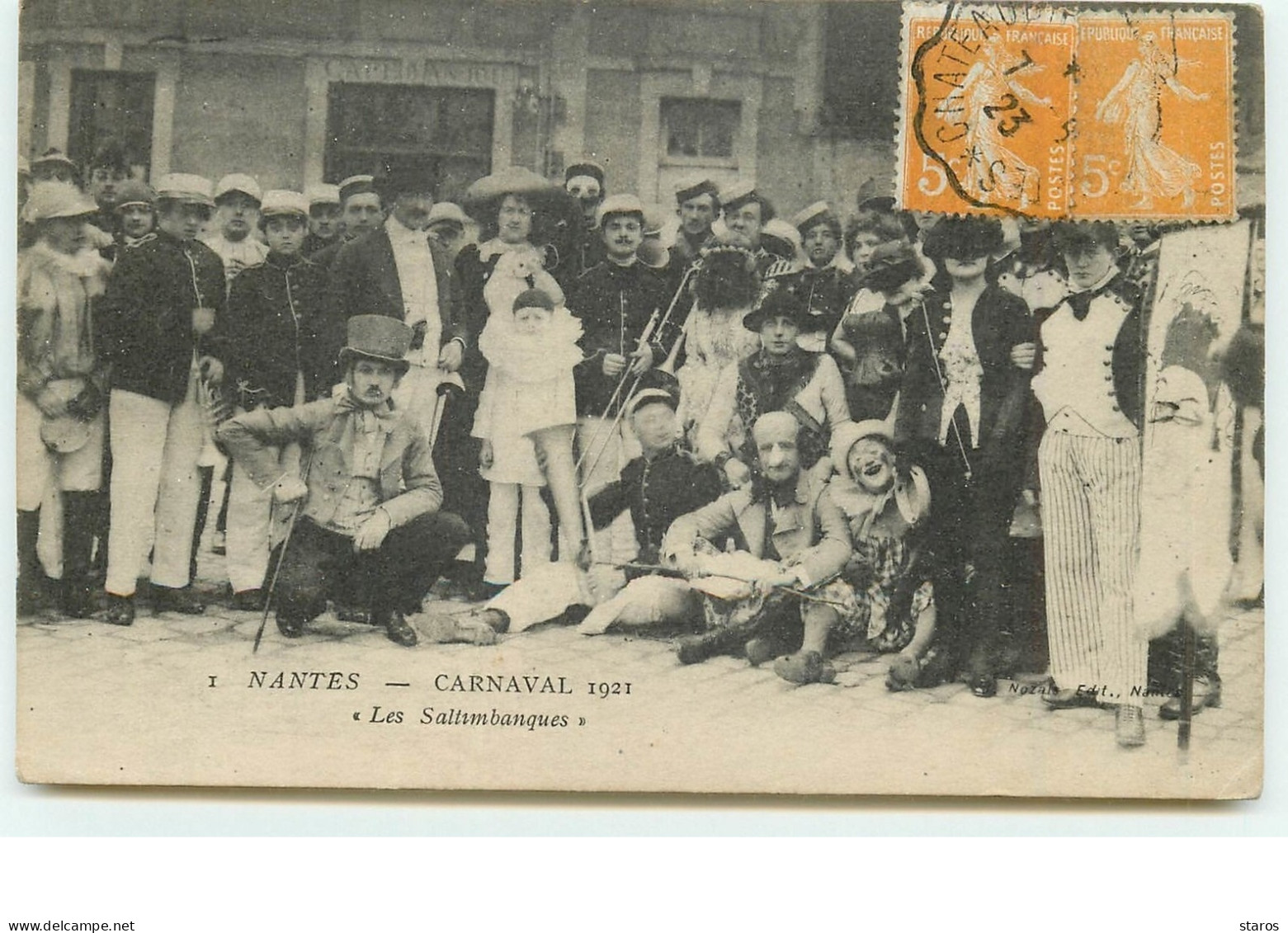 NANTES Carnaval 1925 - Les Saltimbanques - Nantes