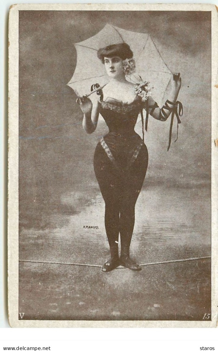 N. Manuel - Femme En équilibre Sur Un Fil - Au Gagne Petit - Grands Magasins De Nouveautés - Le Havre - Cirque