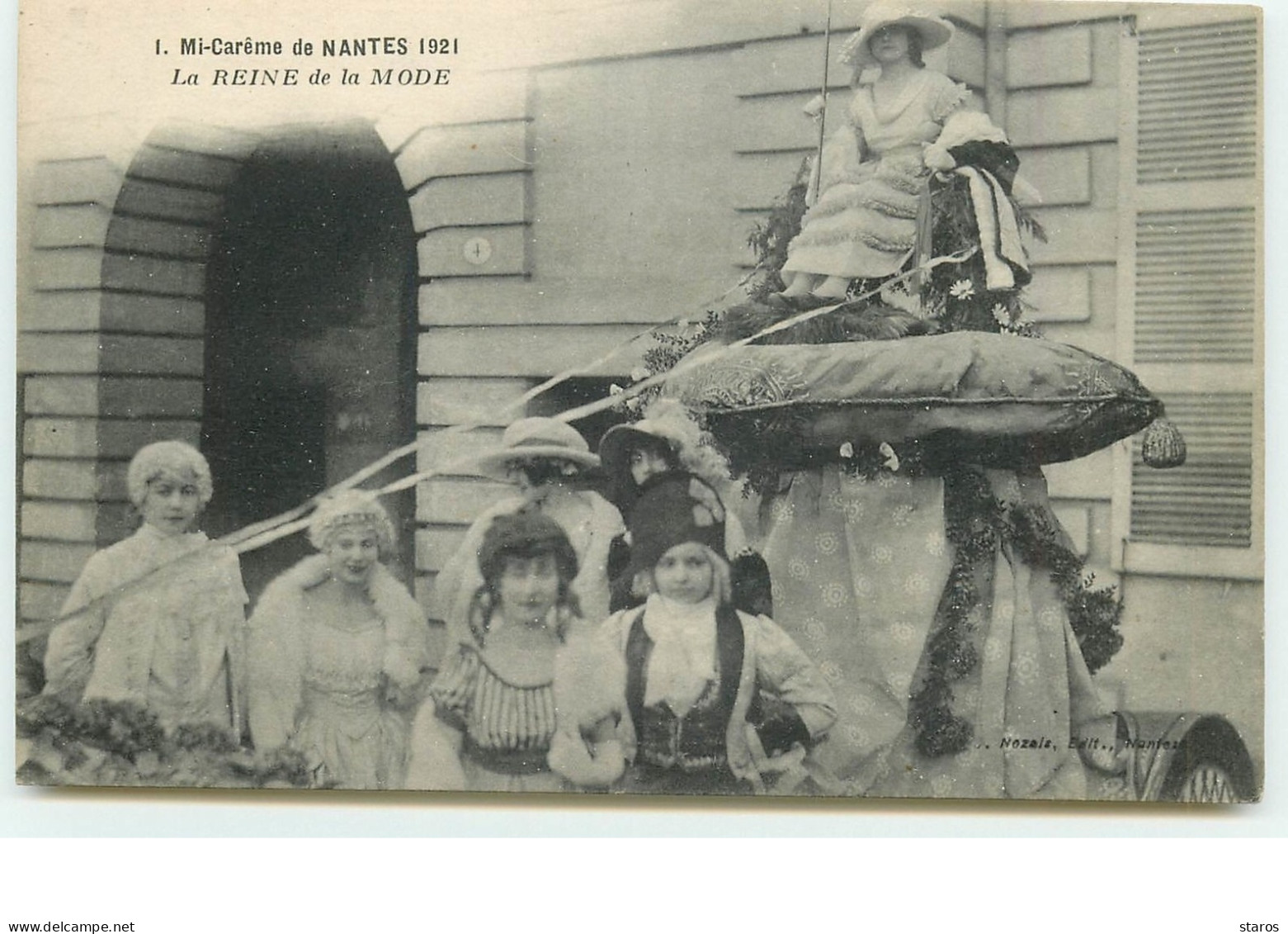 Mi-Carême De NANTES 1921 - La Reine De La Mode - Nantes