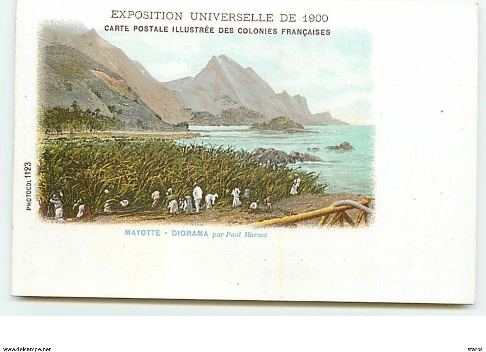 Mayotte - Exposition Universelle De 1900 - Diorama Par Paul Marsac - Mayotte