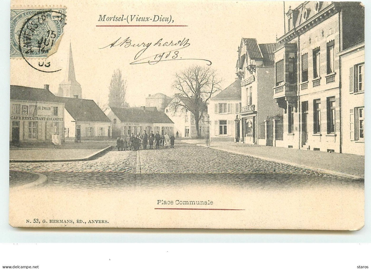 MORTSEL - Vieux-Dieu - Place Communale - Mortsel