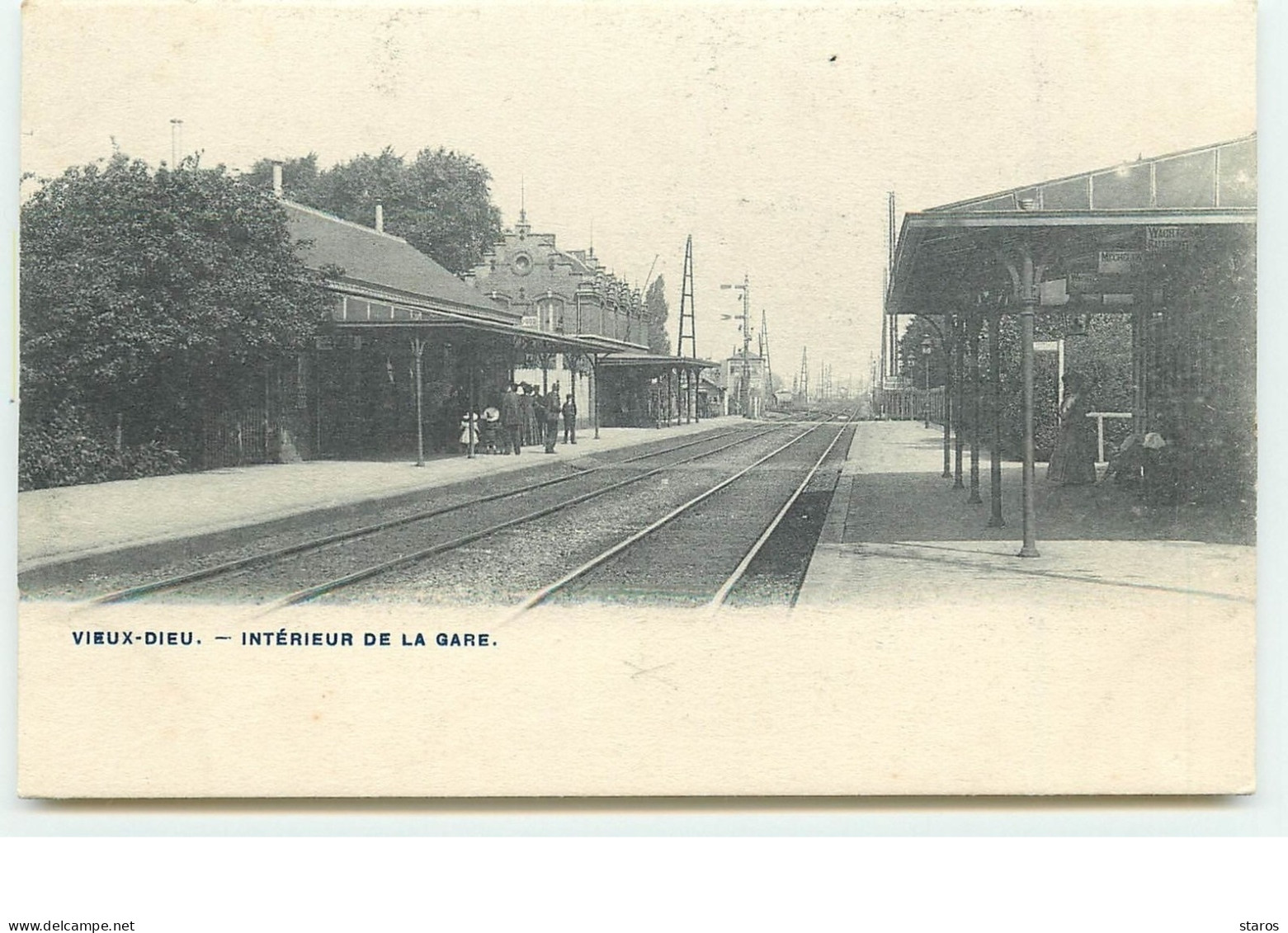 MORTSEL - Vieux-Dieu - Intérieur De La Gare - Mortsel