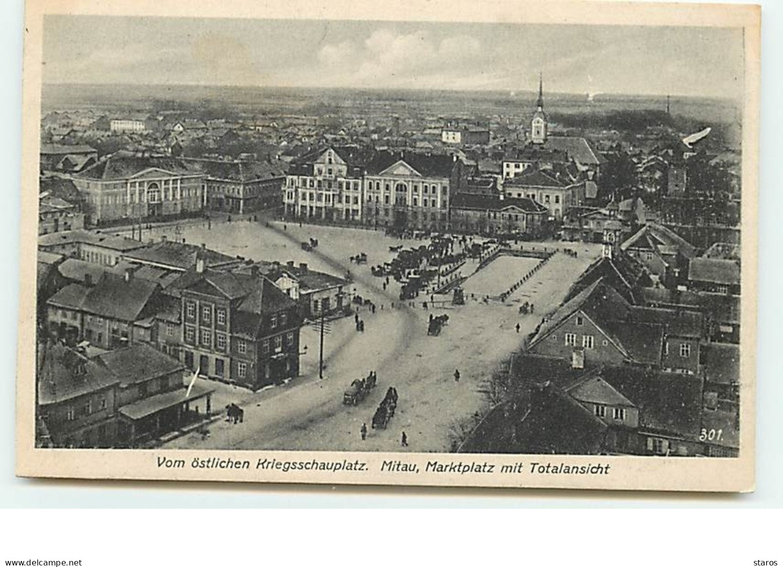 MITAU - Marktplatz Mit Totalansicht - Lettland