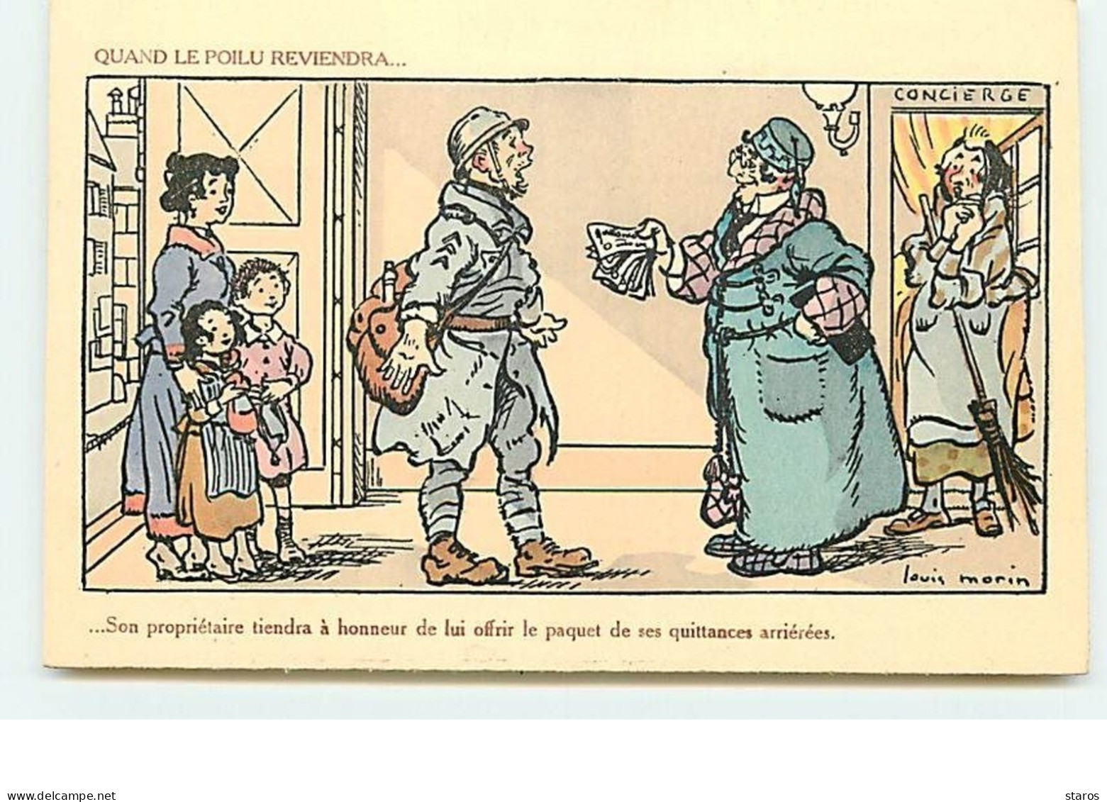 Louis Marin - Quand Le Poilu Reviendra ... - N° 163 - Son Propriétaire Tiendra ... - Guerre 1914-18