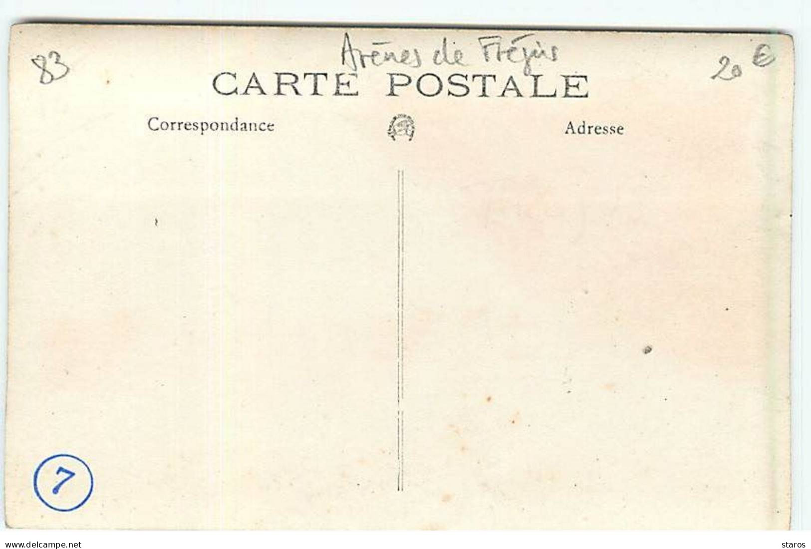 Carte-Photo - FREJUS - Les Arènes - Représentation D'une Pièce - Frejus