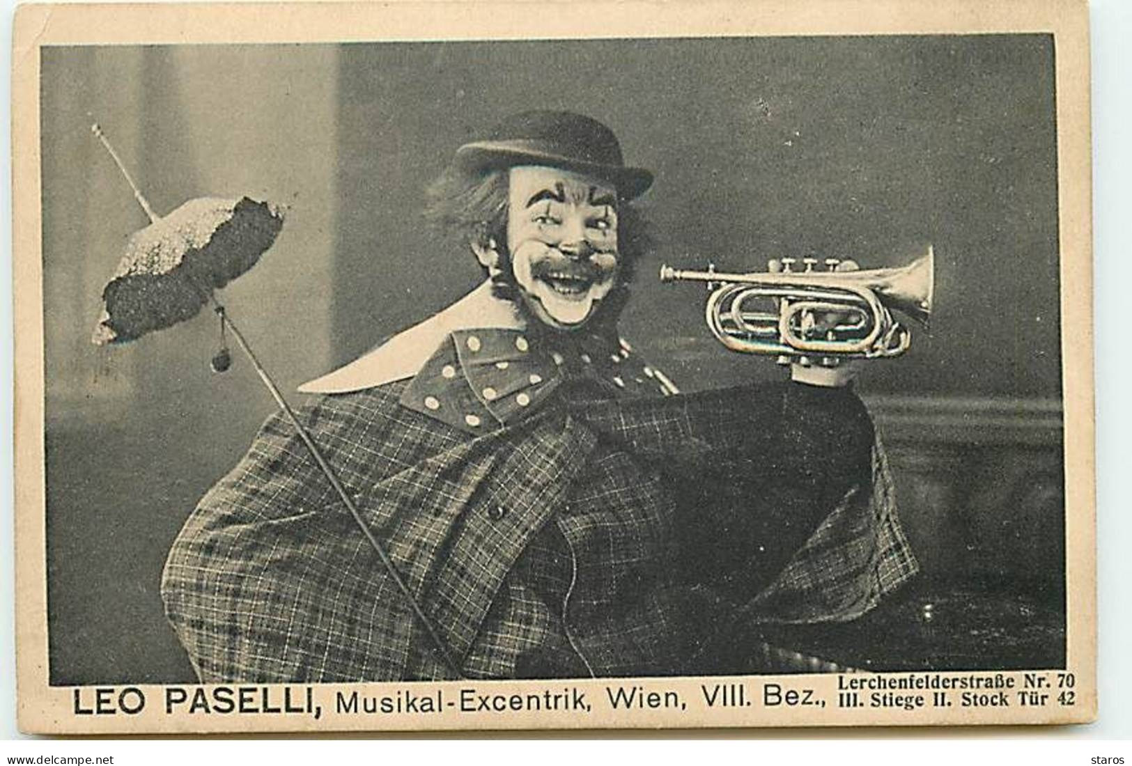 Cirque - Clown - Leo Paselli, Musikal-Excentrik, Wien - Zirkus