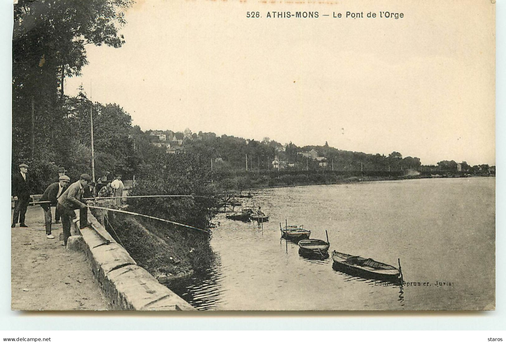 ATHIS-MONS - Le Pont De L'Orge - Pêche - Athis Mons