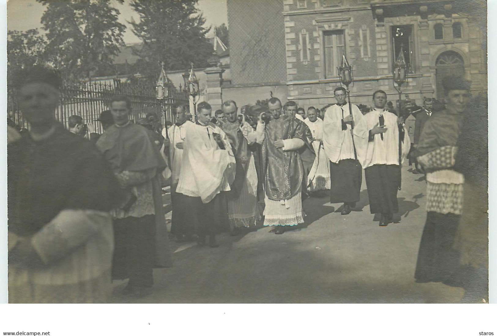 Carte-Photo De MOULINS ??? - Procession Religieuse - Scharlowsky Photo - Moulins