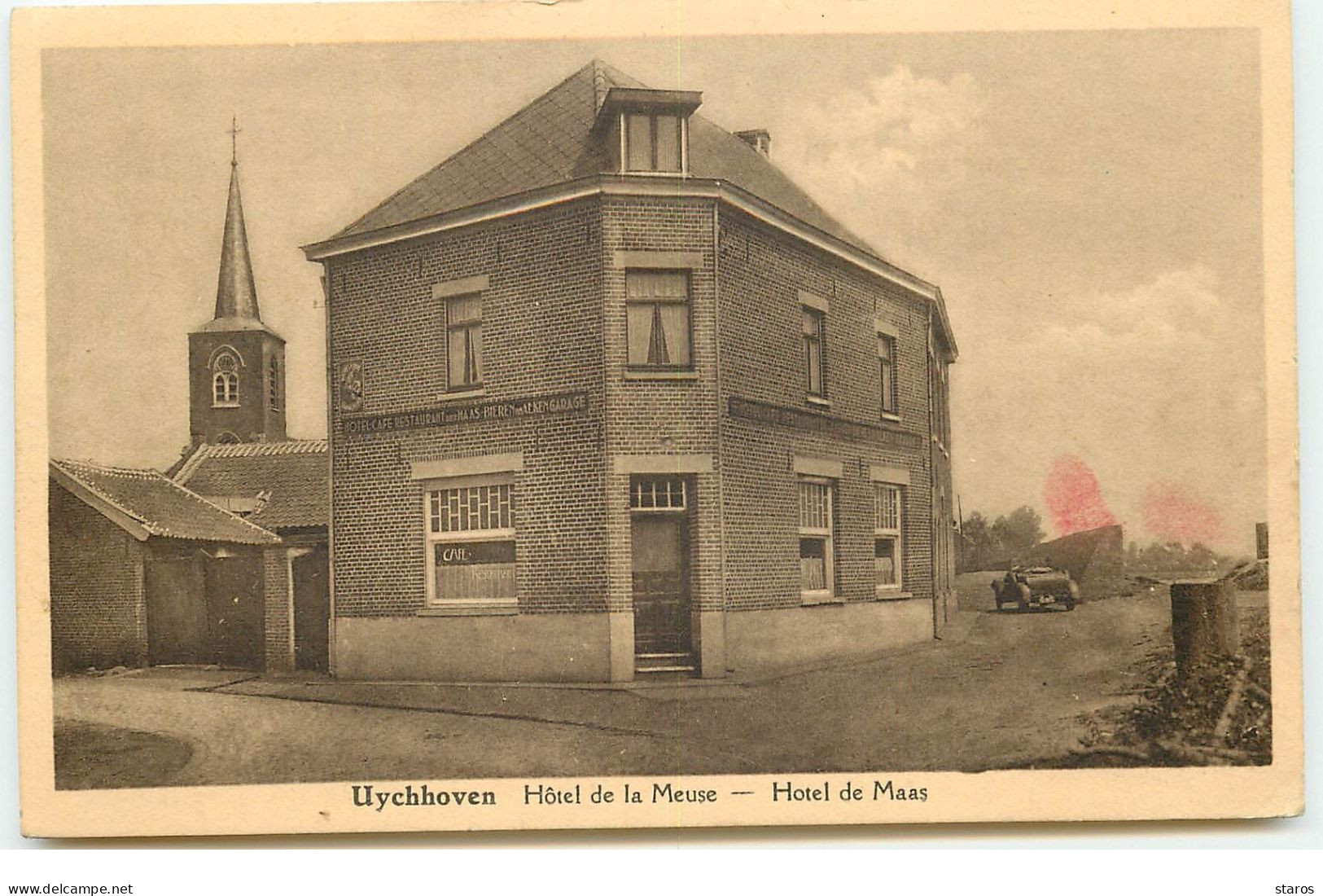 Belgique - UYCHHOVEN - Uikhoven - Hôtel De La Meuse - Autres & Non Classés