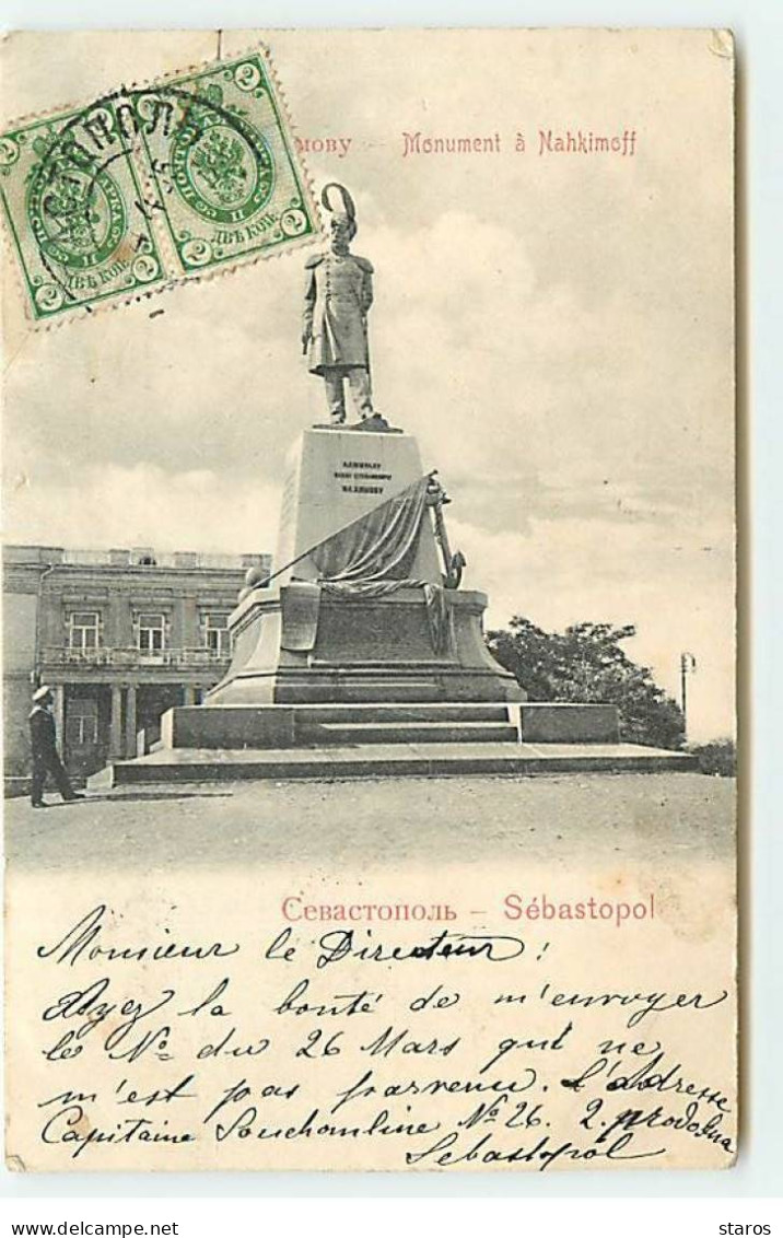 Russie - SEBASTOPOL - Monument à Nahkimoff - Russland