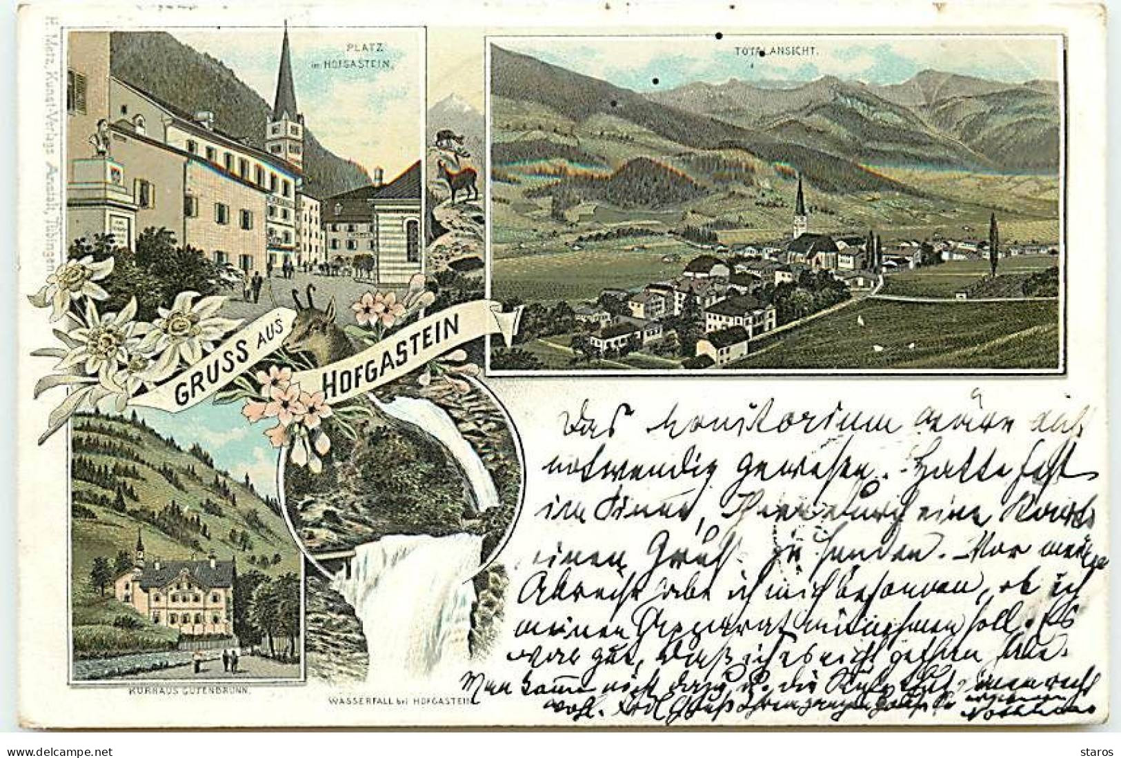 Autriche - Gruss Aus HOFGASTEIN - Platz In Hofgastein, Total Ansicht - Other & Unclassified