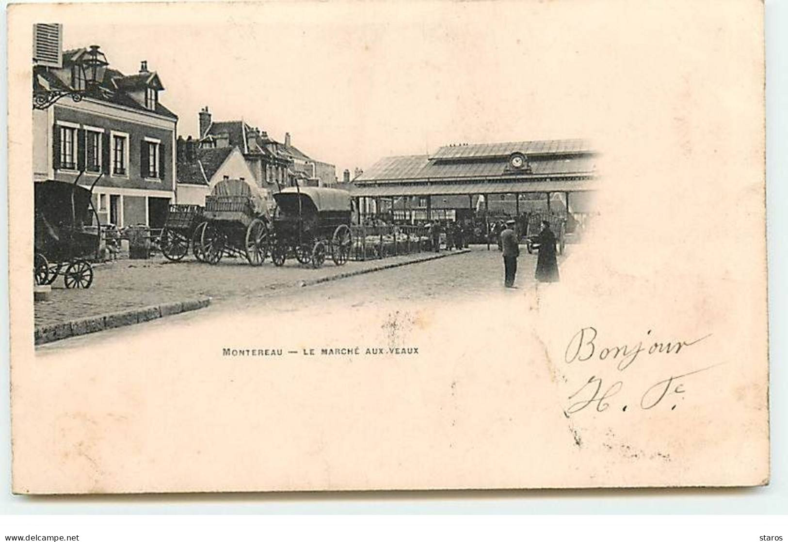 MONTEREAU - Le Marché Aux Veaux - Montereau