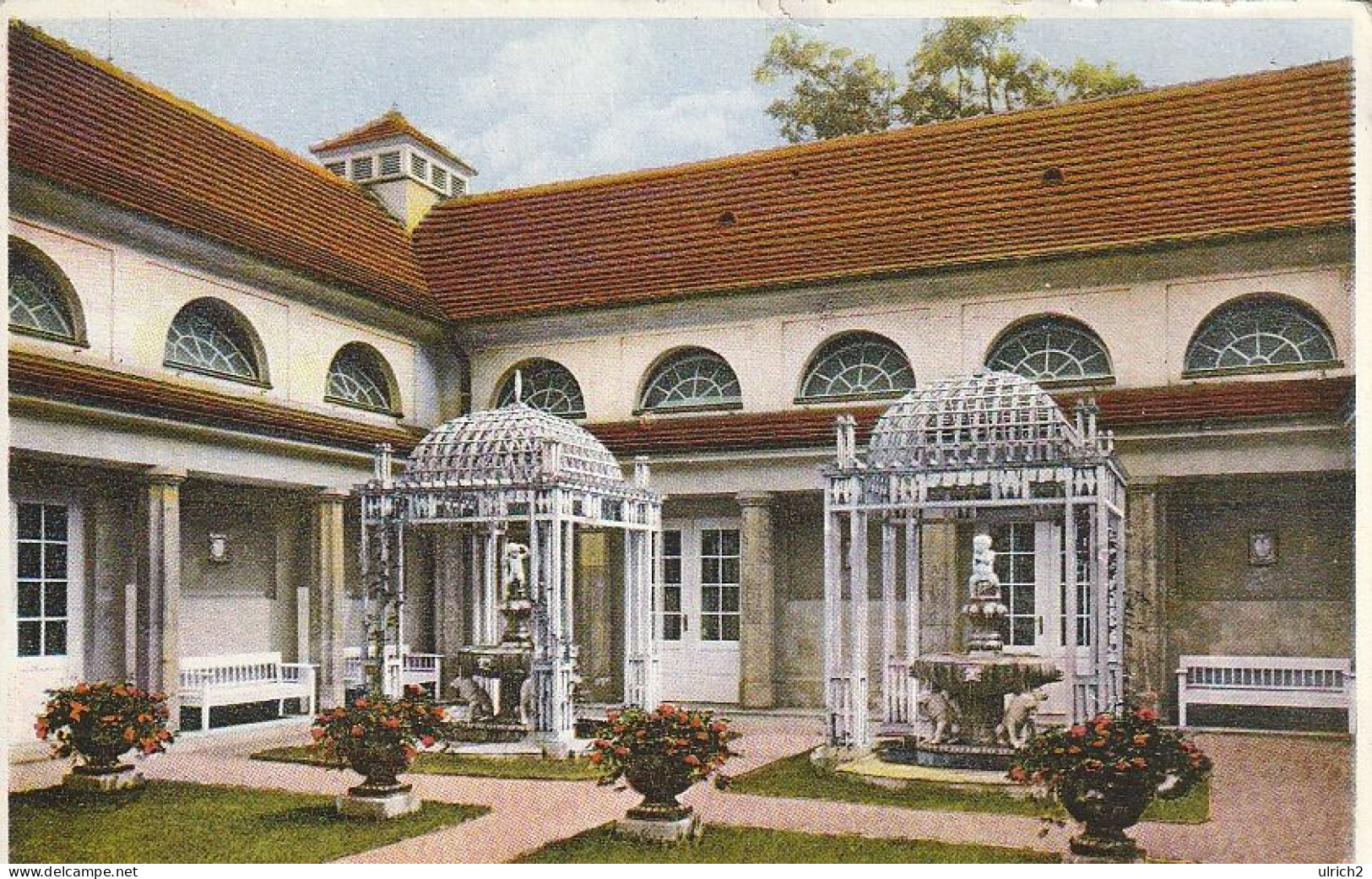 AK Bad Nauheim - Schmuckhof Im Badehaus - Ca. 1920  (69582) - Bad Nauheim