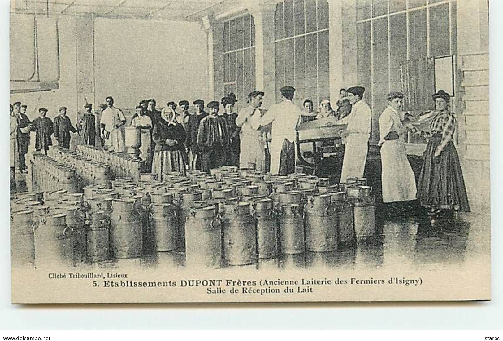 ISIGNY - Etablissements Dupont Frères (Ancienne Laiterie Des Fermiers D'Isigny) - Salle De Réception Du Lait - Autres & Non Classés