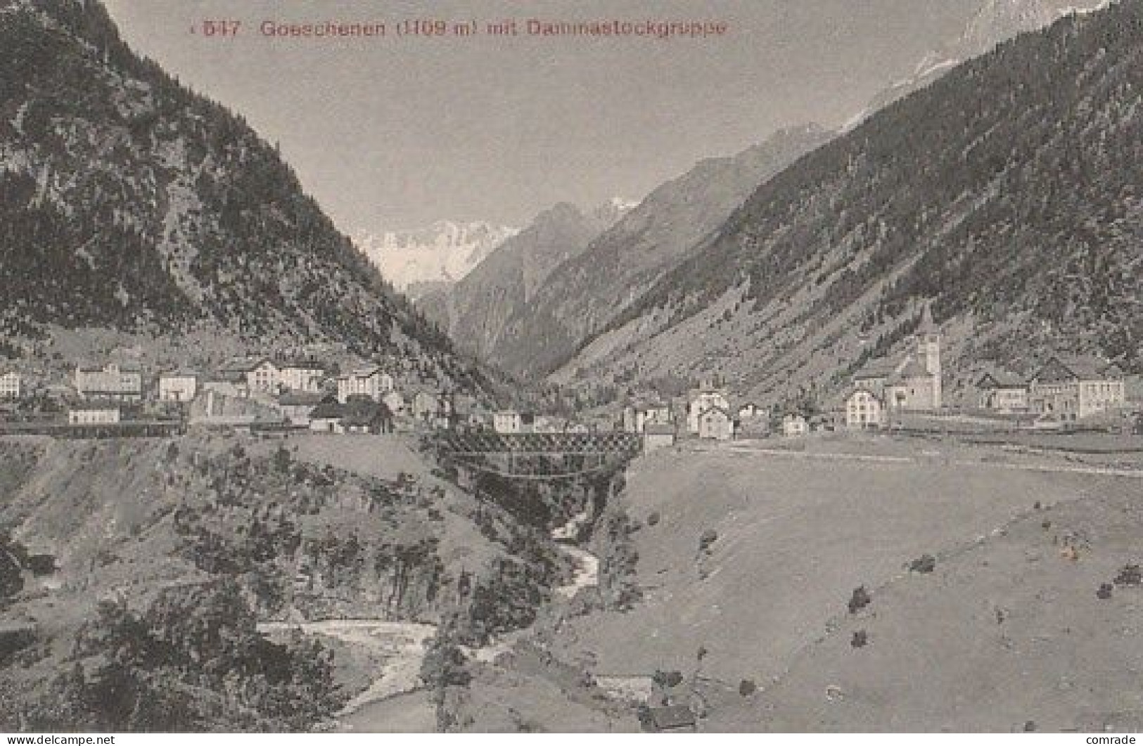 Switzerland  Goeschenen Dammagletscher Bruecke Goeschenen - Other & Unclassified