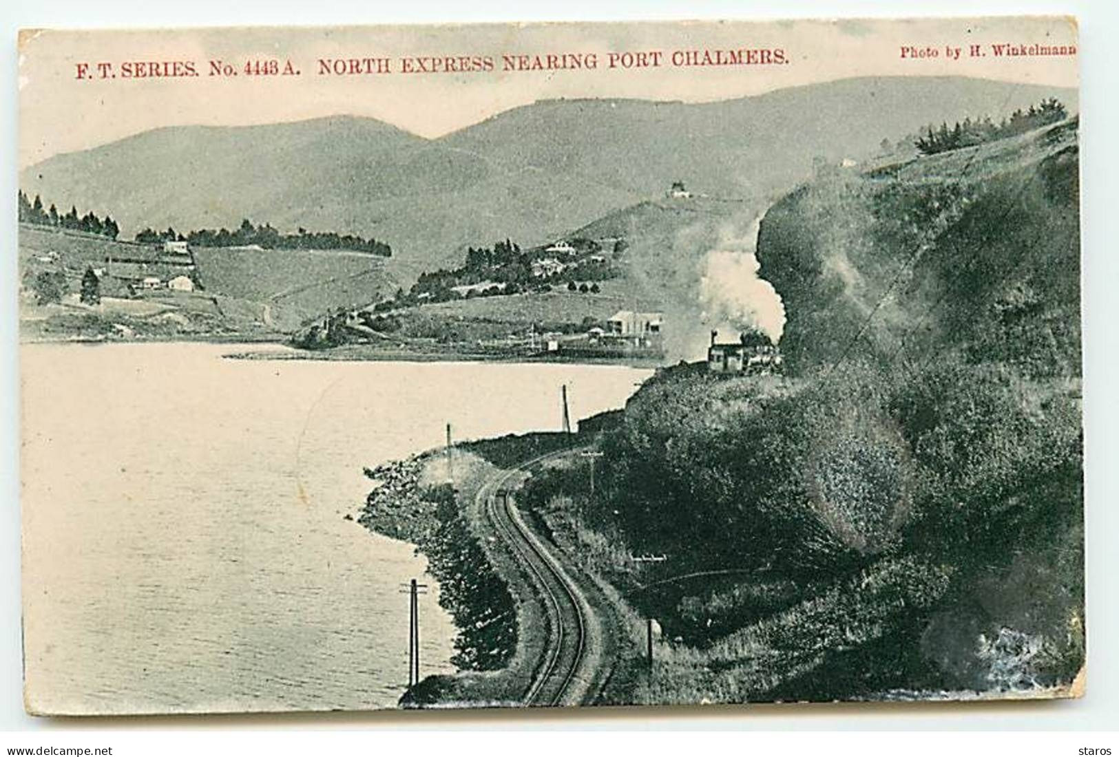 Nouvelle-Zélande - North Express Nearing Port Chalmers - Trains - Neuseeland