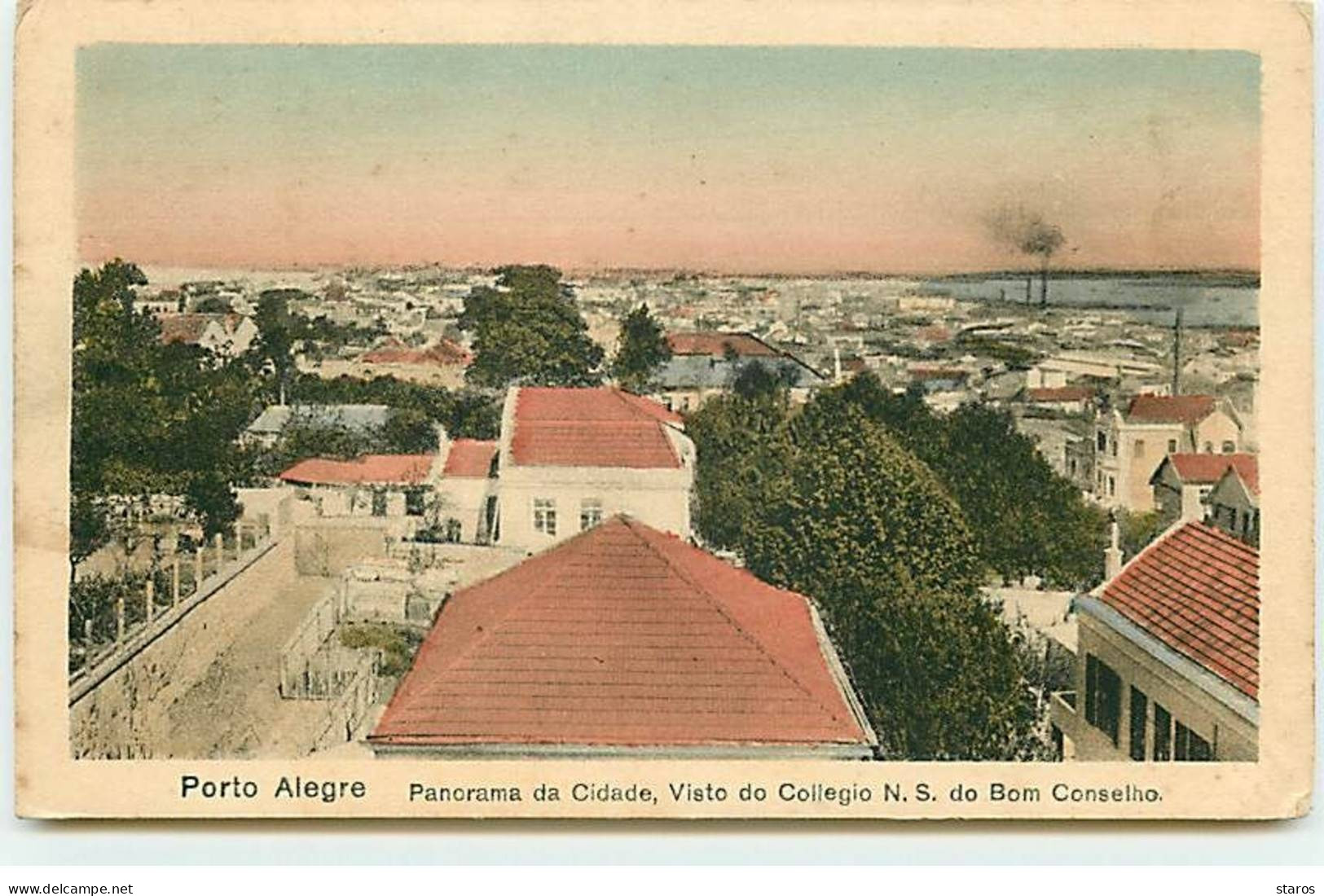 Brésil - PORTO ALEGRE - Panorama Da Cidade, Visto Do Collegio N.S. Do Bom Conselho - Porto Alegre