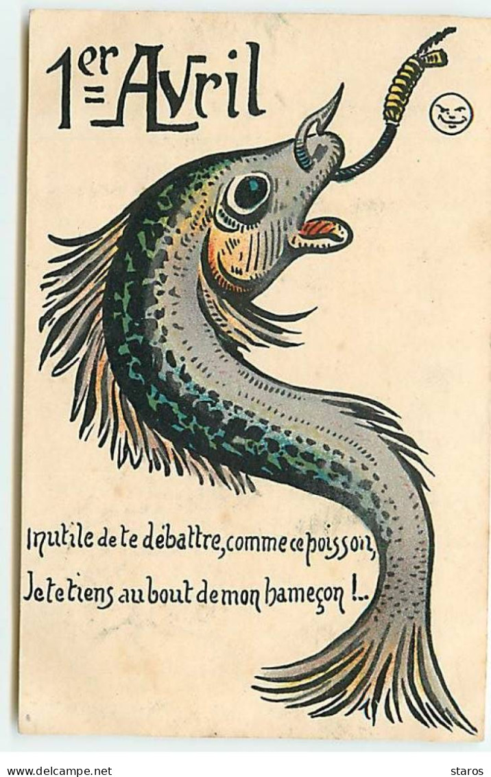 1er Avril - Griff - Inutile De Te Débattre ... De Mon Hameçon - Poisson - 1 April (aprilvis)