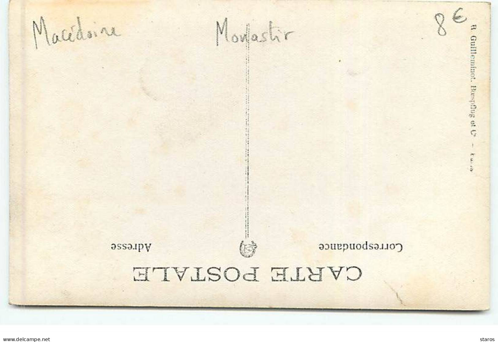 Macedoine - RPPC - MONASTIR - Vue Générale - North Macedonia