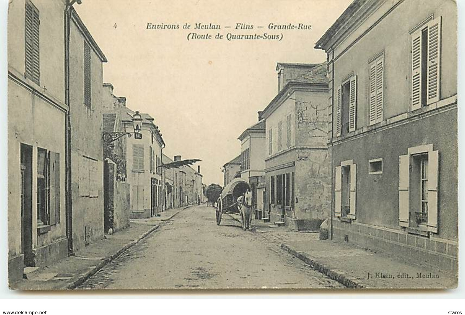 Environs De Meulan - FLINS - Grande Rue (Route De Quarante-Sous) - Flins Sur Seine