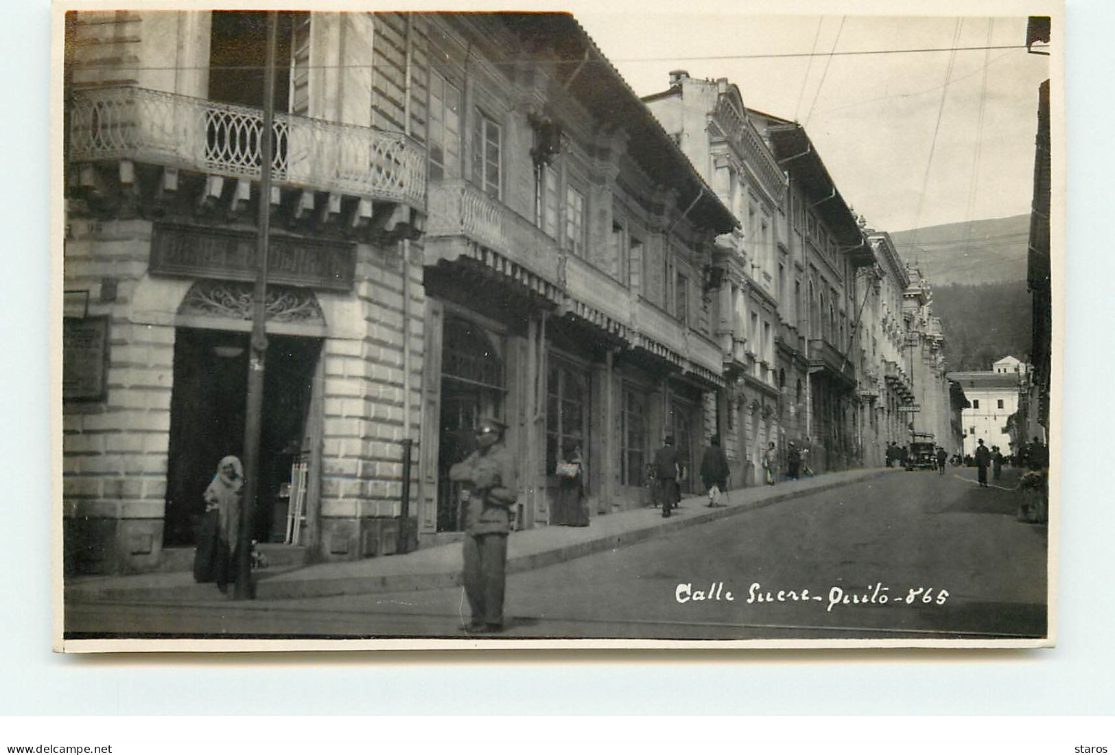 EQUATEUR - QUITO - Calle Sucre - Equateur