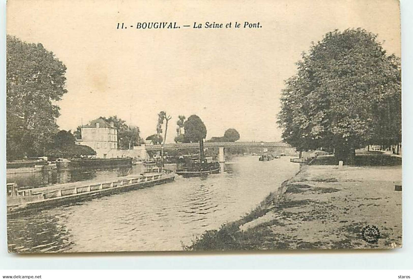 BOUGIVAL - La Seine Et Le Pont - Bougival
