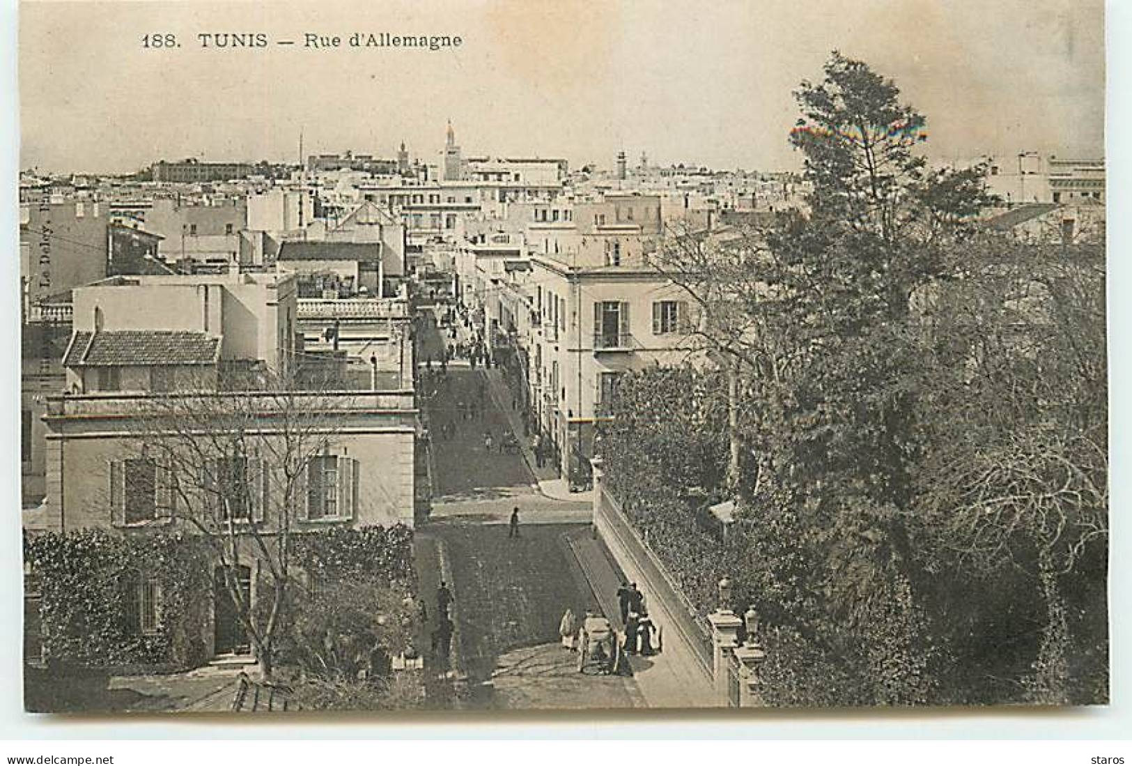 Tunisie - TUNIS - Rue D'Allemagne - Tunisia