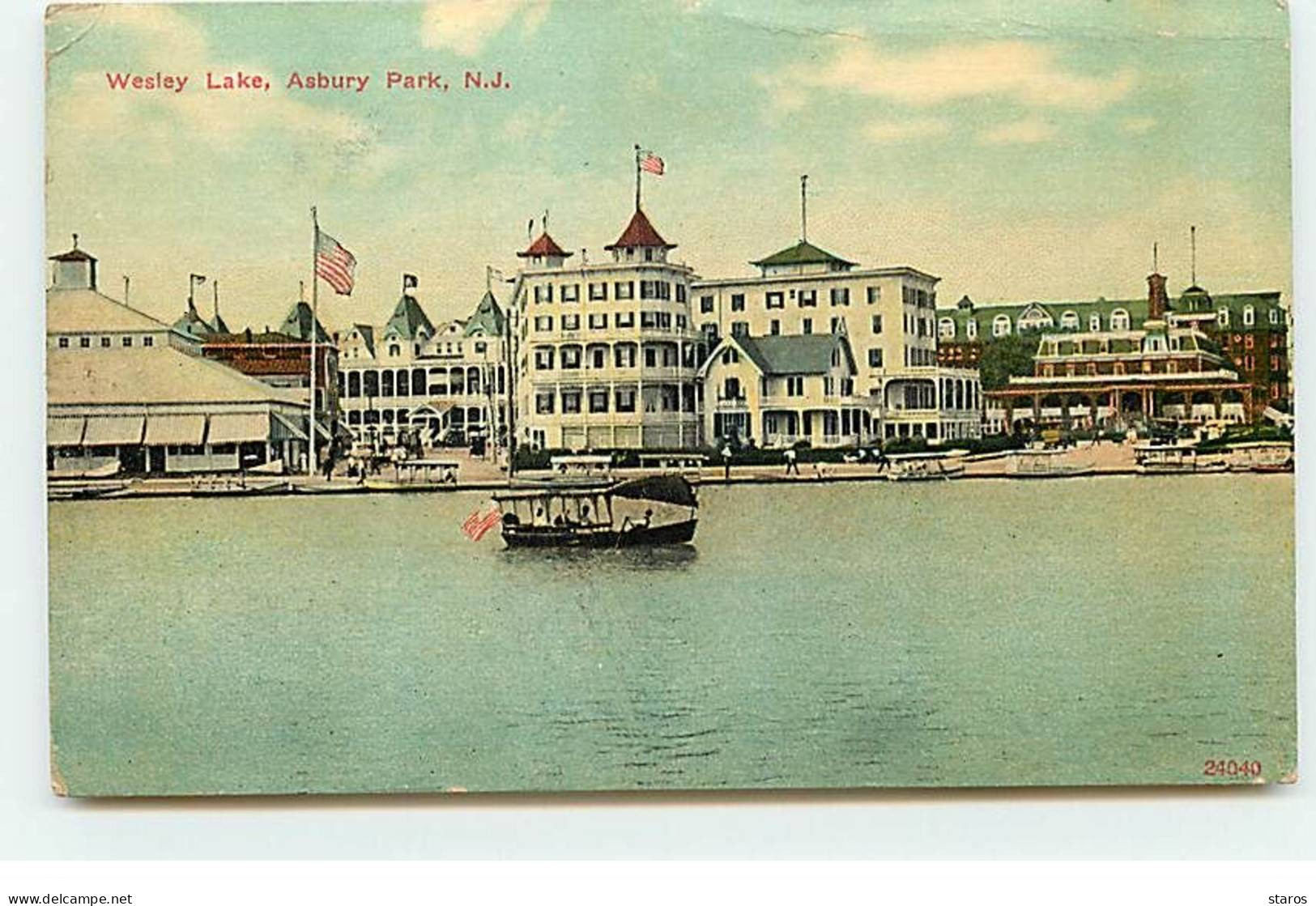 Etats-Unis - New Jersey - Wesley Lake - Asbury Park - Bateau - Otros & Sin Clasificación