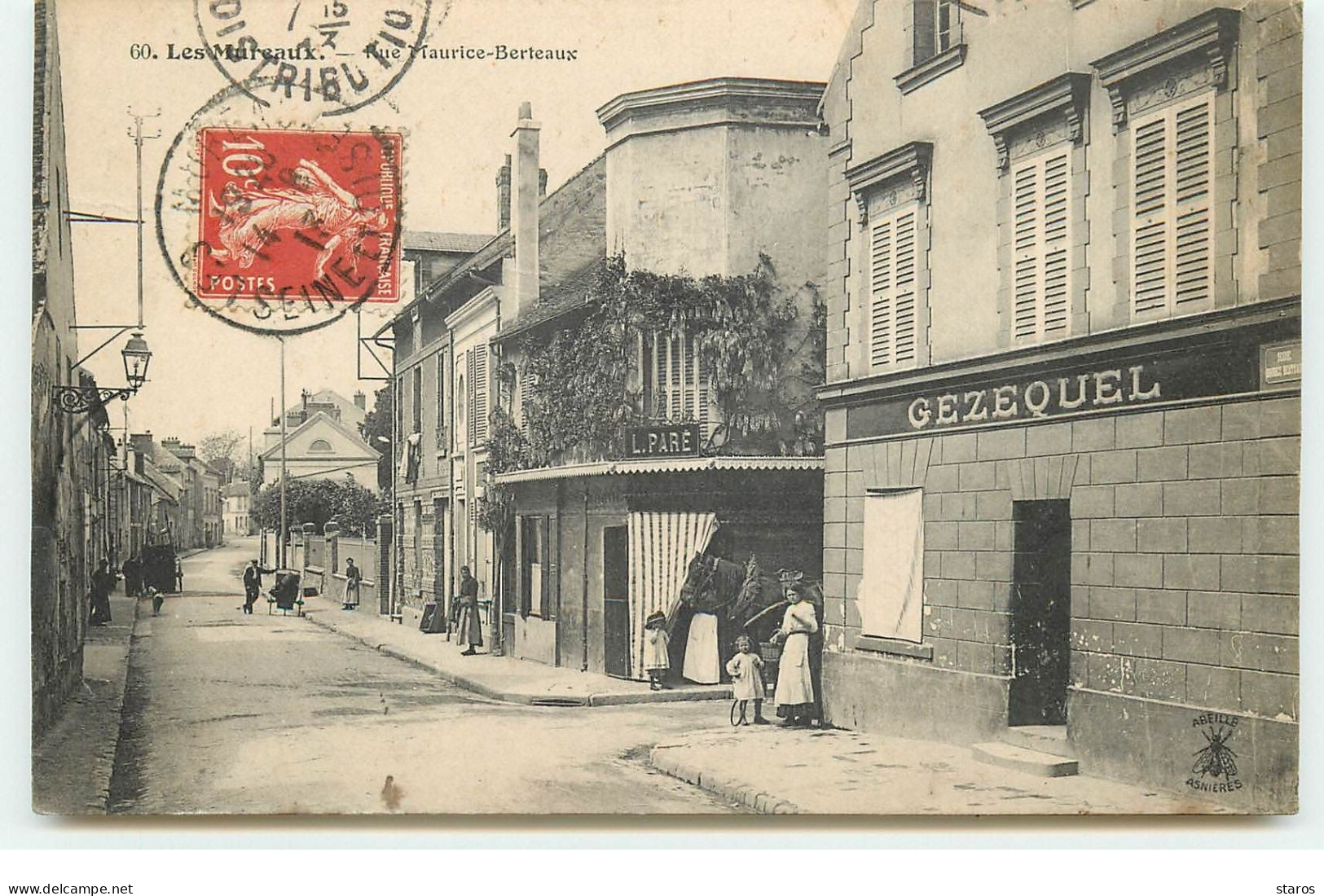 LES MUREAUX - Rue Maurice Berteaux - Gezequel, L. Paré - Les Mureaux