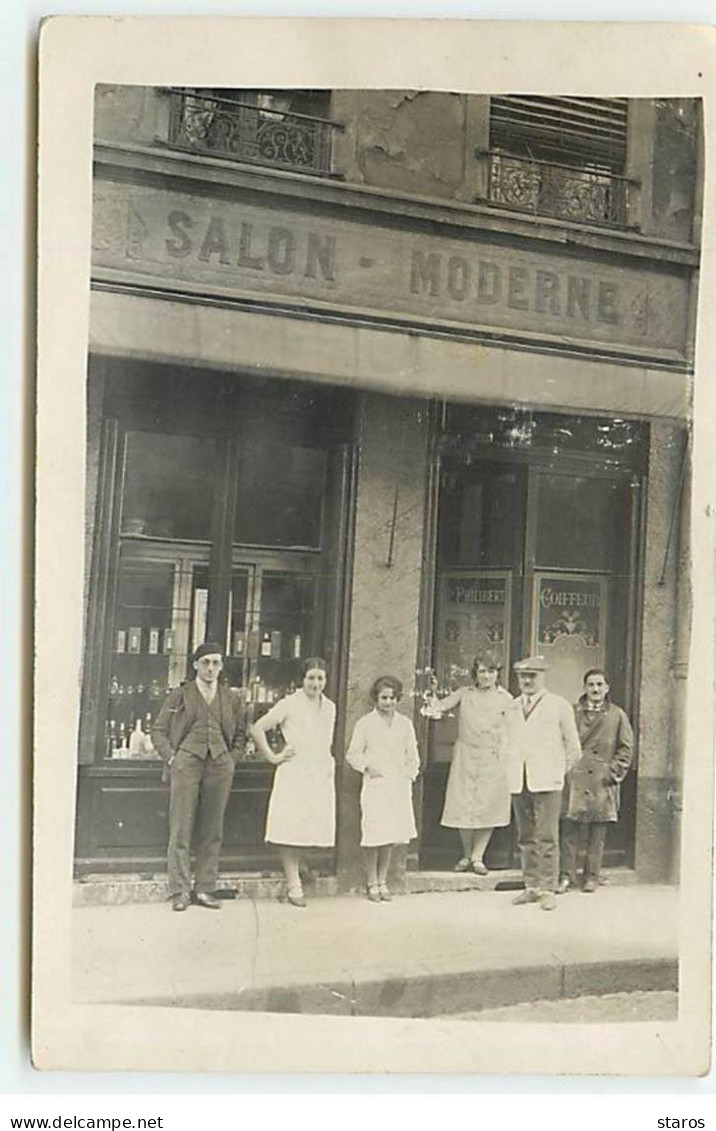 Carte Photo - Coiffeur P. Philibert - Salon Moderne - Magasins