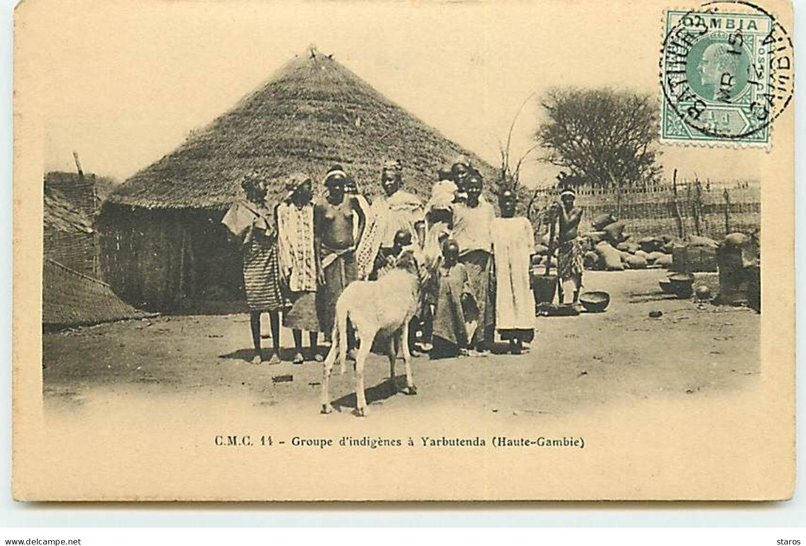 Haute-Gambie - Groupe D'indigènes à YARBUTENDA - C.M.C. 14 - Gambie