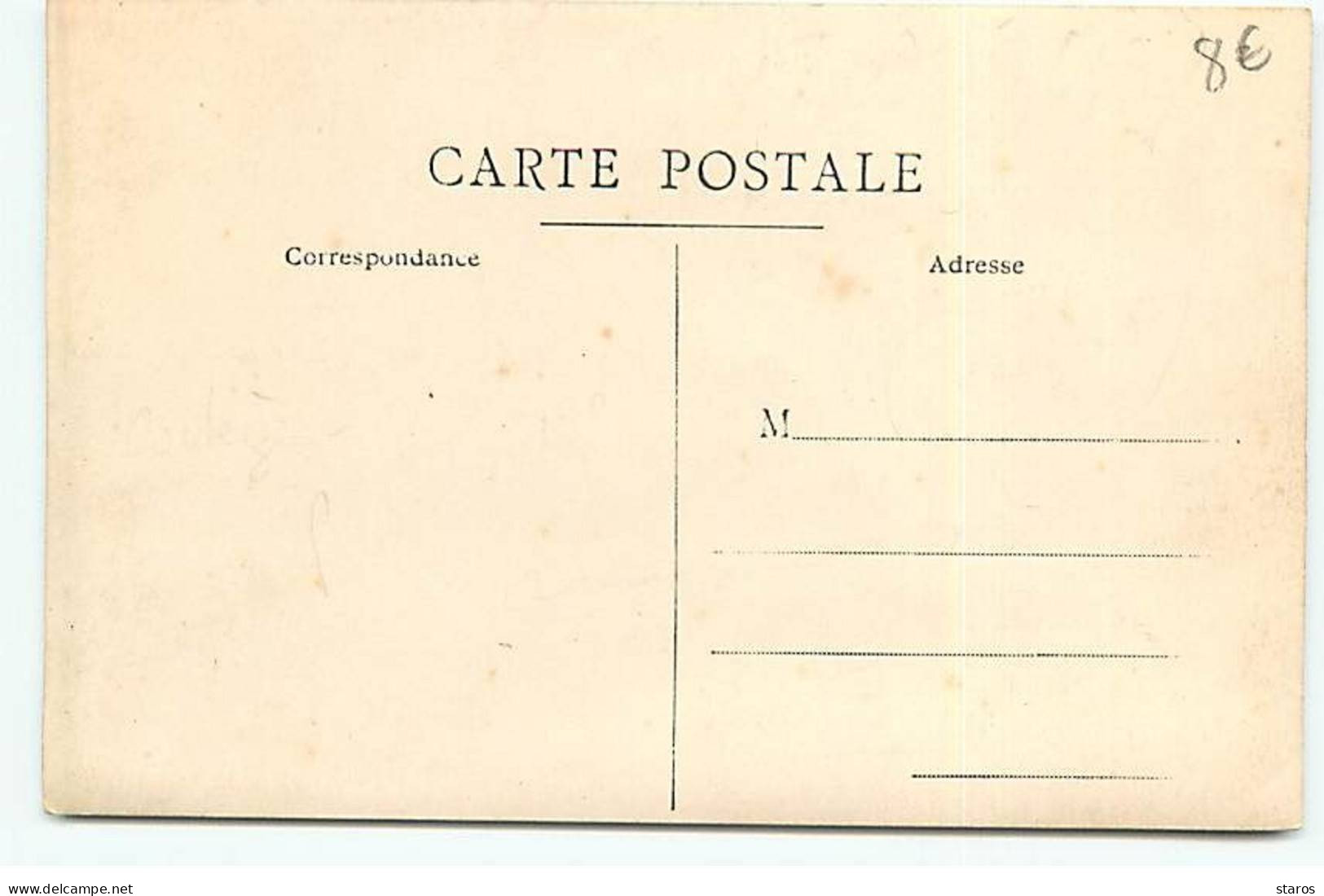 Carte Photo - Commerces Chaussures, Société Générale - Procession D'un Mariage - Te Identificeren