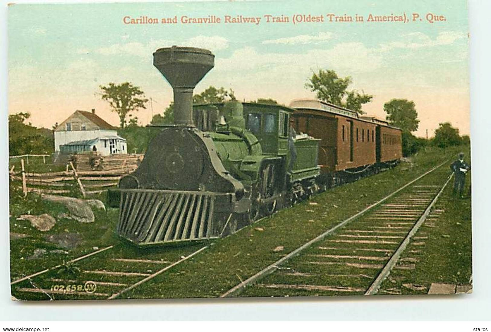 Canada - QUEBEC - Carillon And Granville Railway Train (Oldest Train In America) - Other & Unclassified