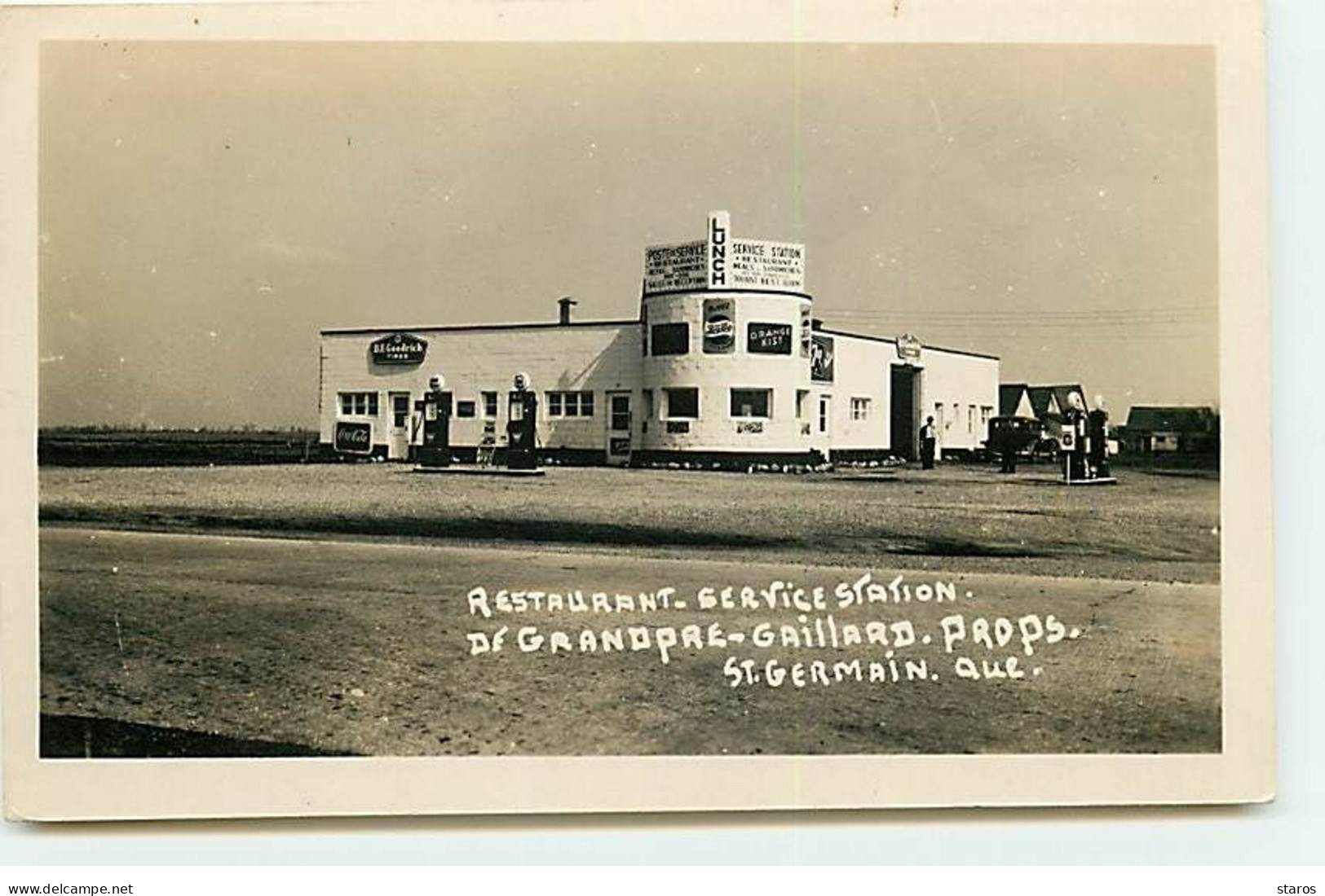 Canada - QUEBEC - Restaurant-Service Station De Grandpré-Gaillard - Pompes à Essence - Otros & Sin Clasificación