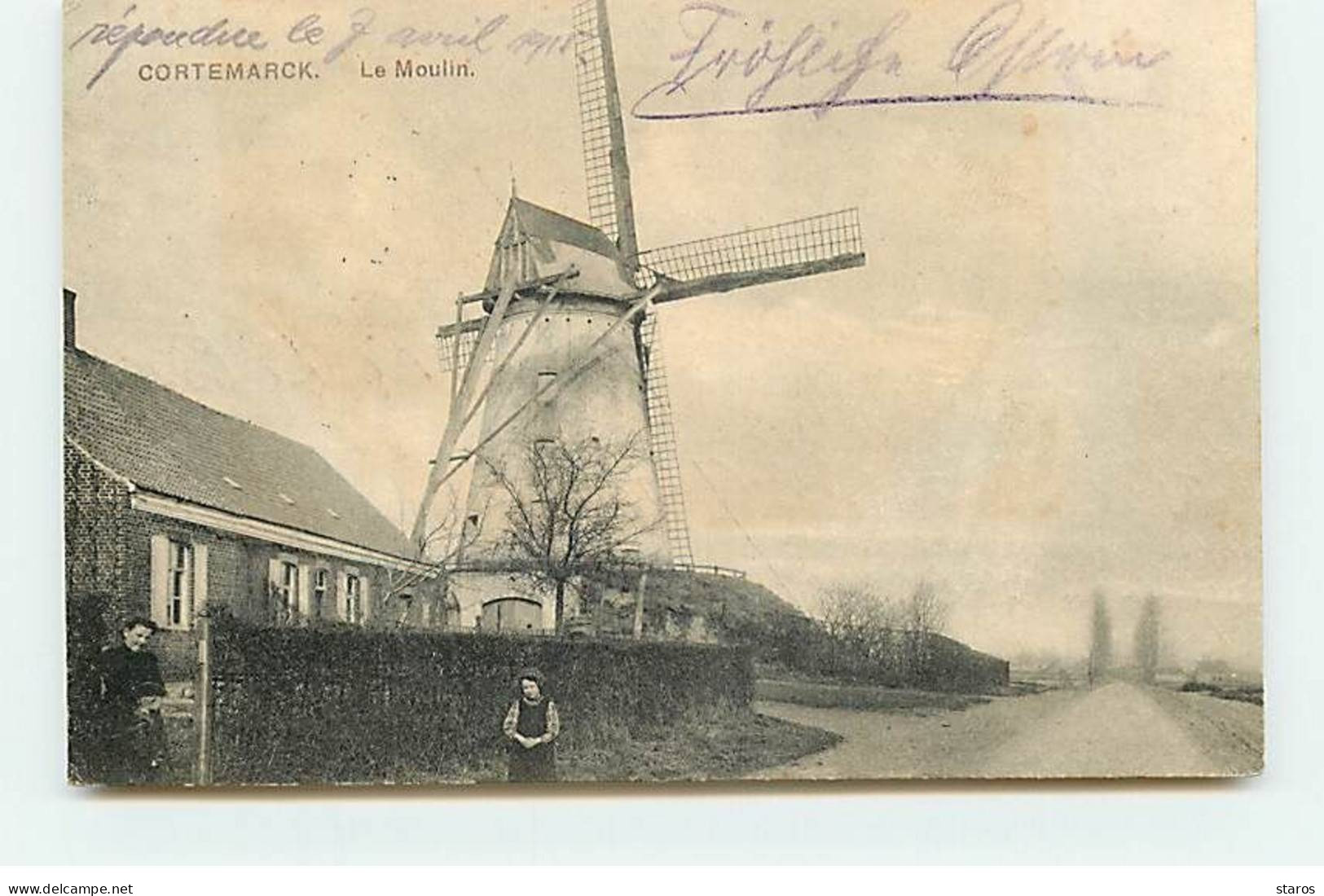 Belgique - CORTEMARCK - Le Moulin - Windmill - Kortemark