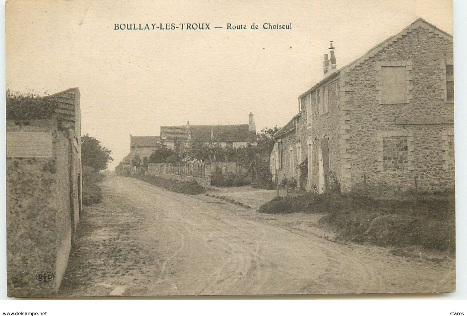 BOULLAY-LES-TROUX - Route De Choiseul - Autres & Non Classés