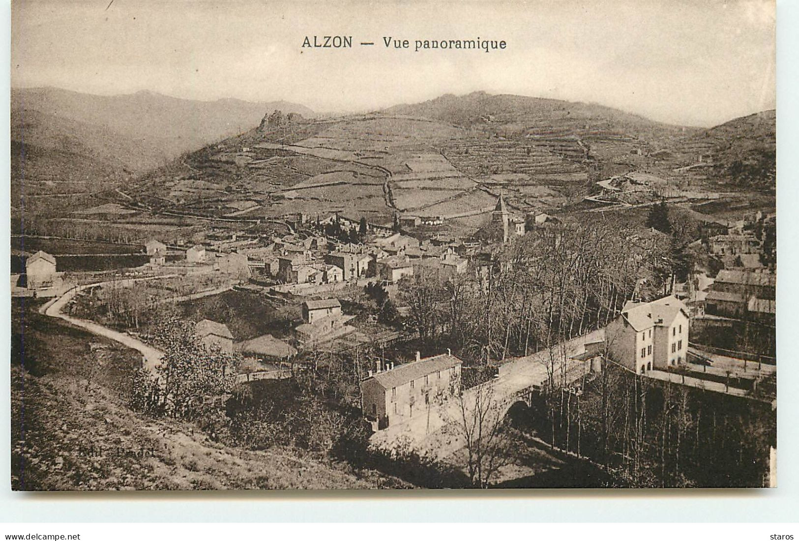 ALZON - Vue Panoramique - Other & Unclassified