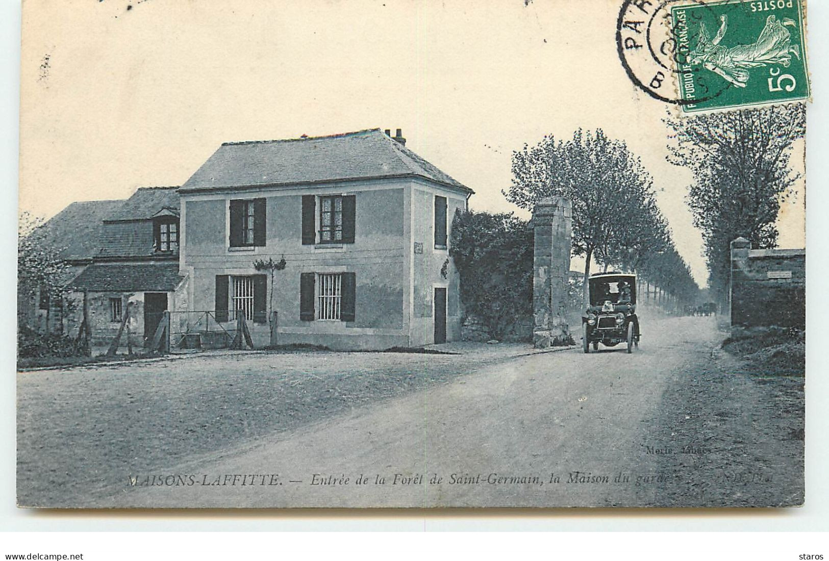 MAISONS-LAFFITTE - Entrée De La Forêt De Saint-Germain, La Maison Du Garde - Maisons-Laffitte