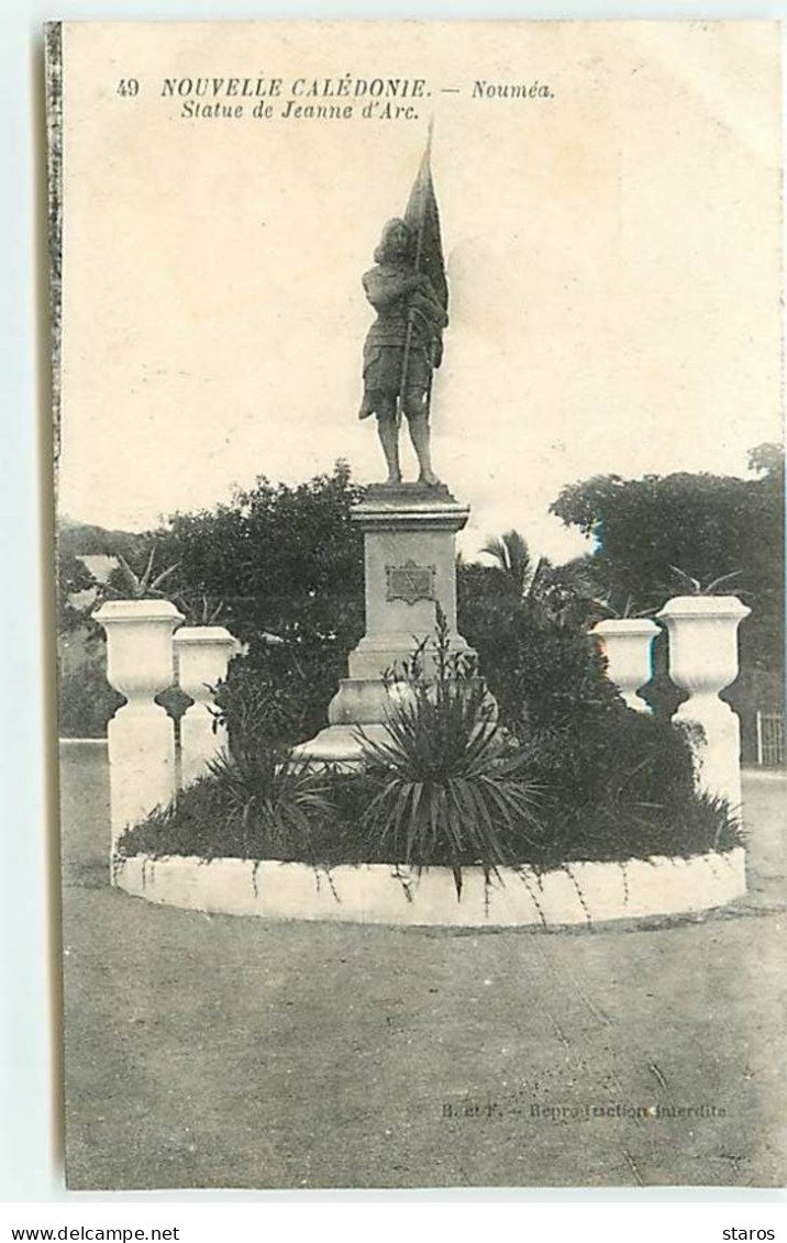 Nouvelle Calédonie - NOUMEA - Statue De Jeanne D'Arc - Nouvelle Calédonie