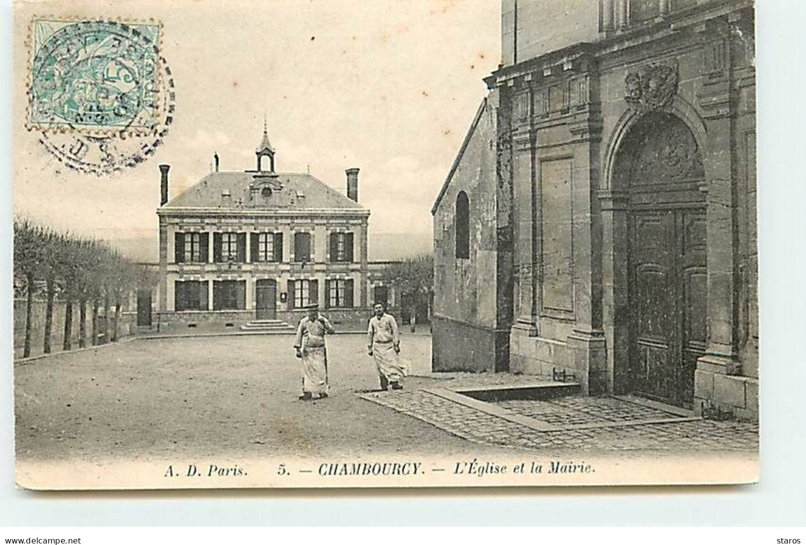 CHAMBOURCY - L'Eglise Et La Mairie - Chambourcy