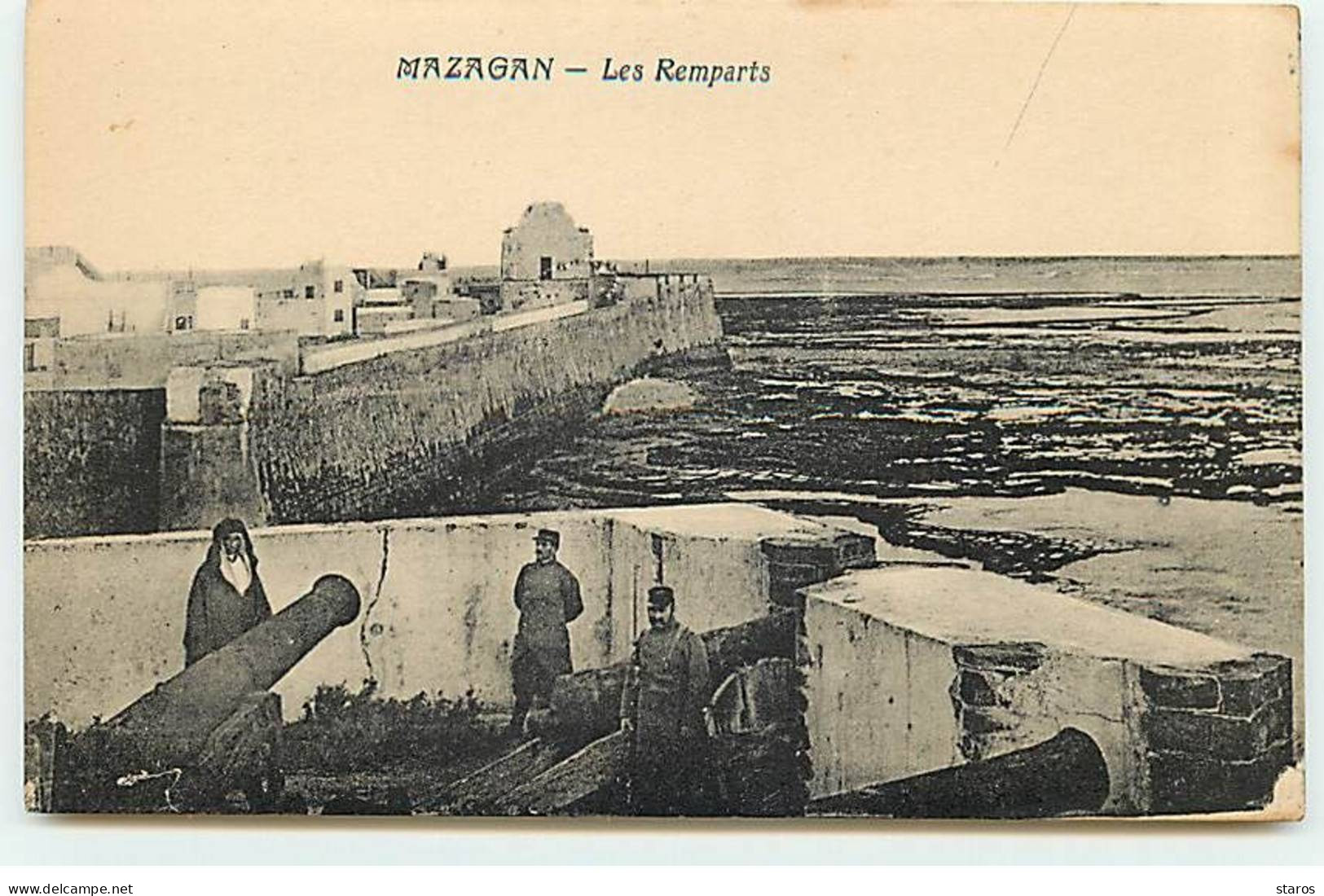 Maroc - MAZAGAN - Les Remparts - Canons - Other & Unclassified