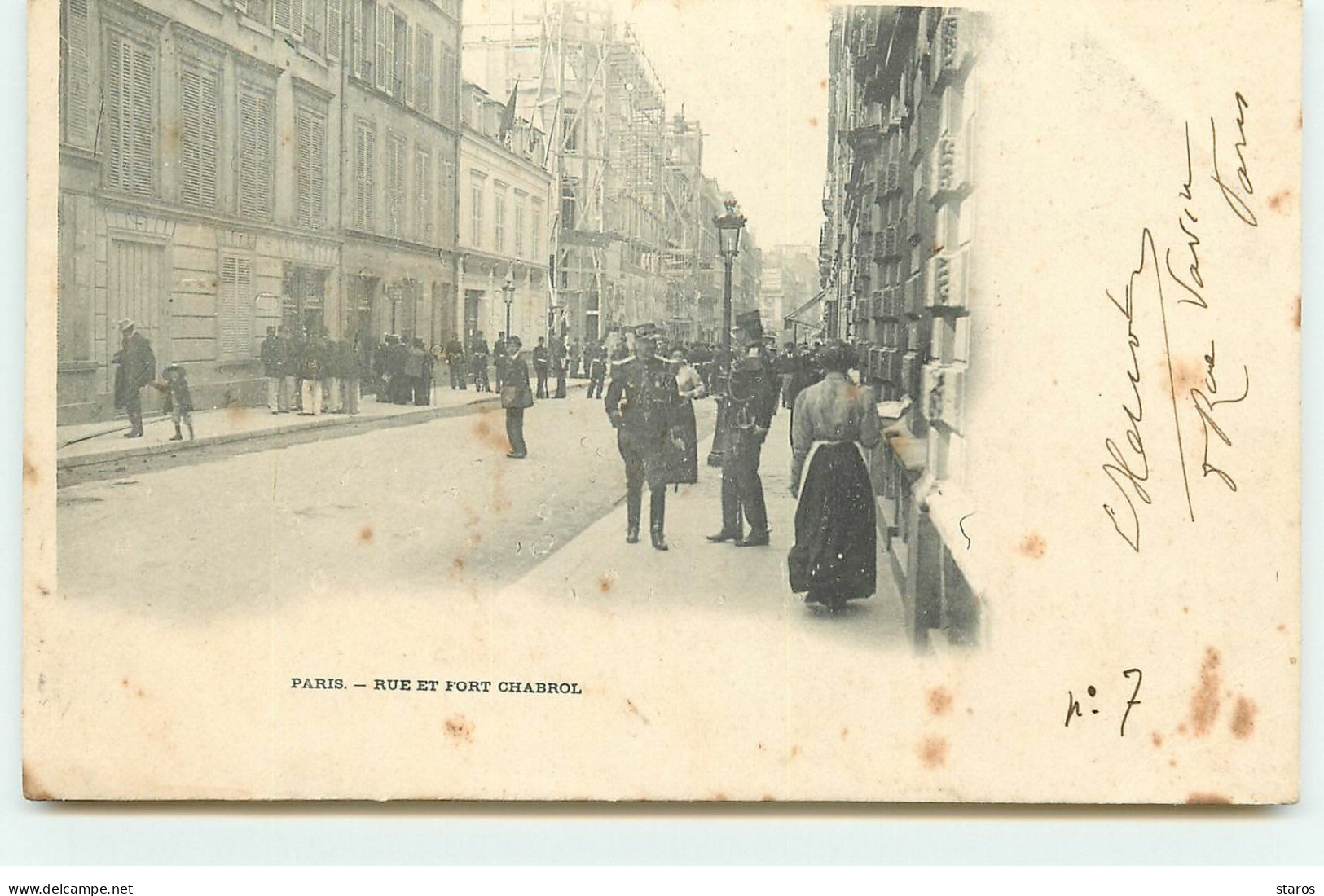 Antisémitisme - PARIS - Rue Et Fort Chabrol - Evènements