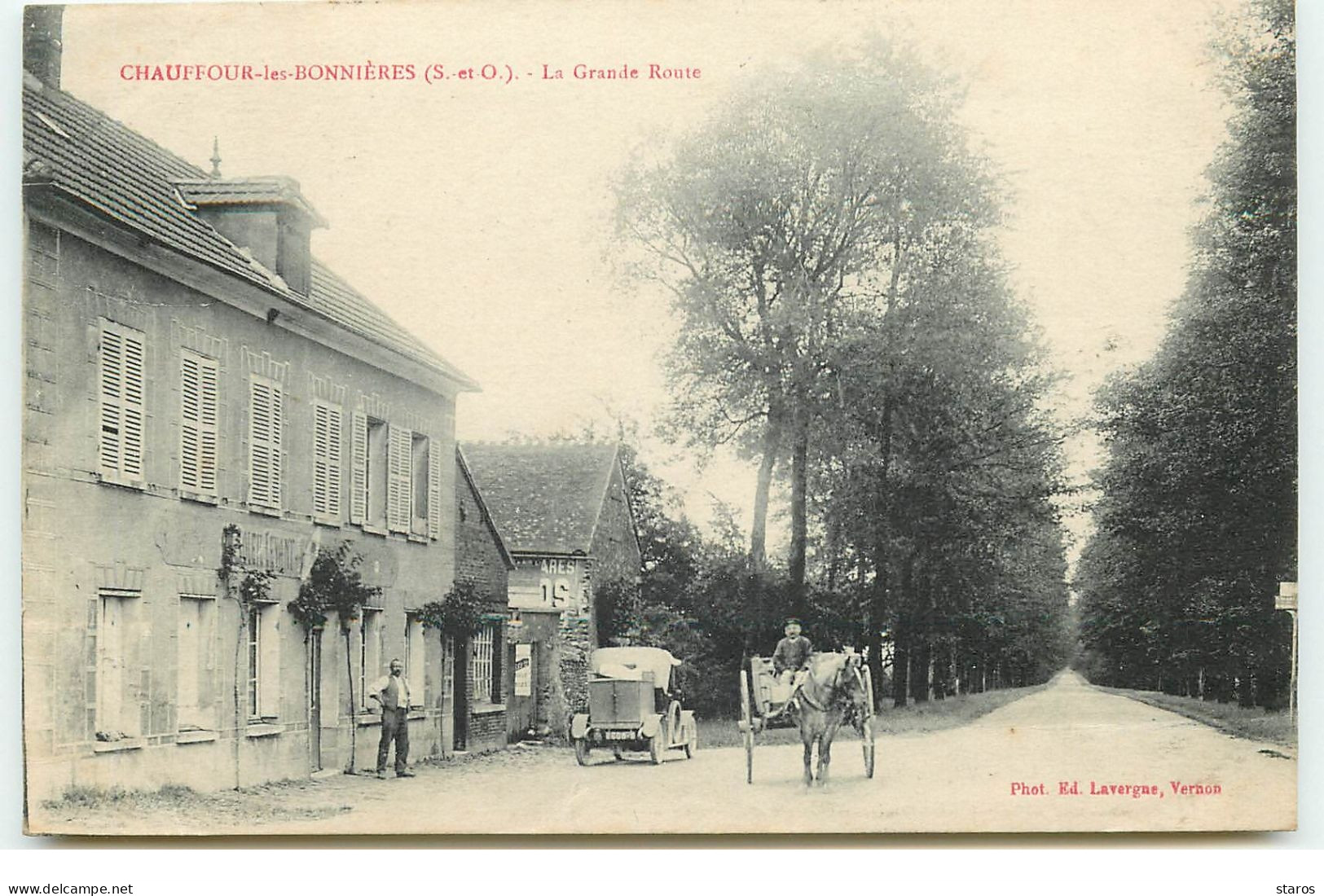 CHAUFFOUR LES BONNIERES - La Grande Route - Sonstige & Ohne Zuordnung