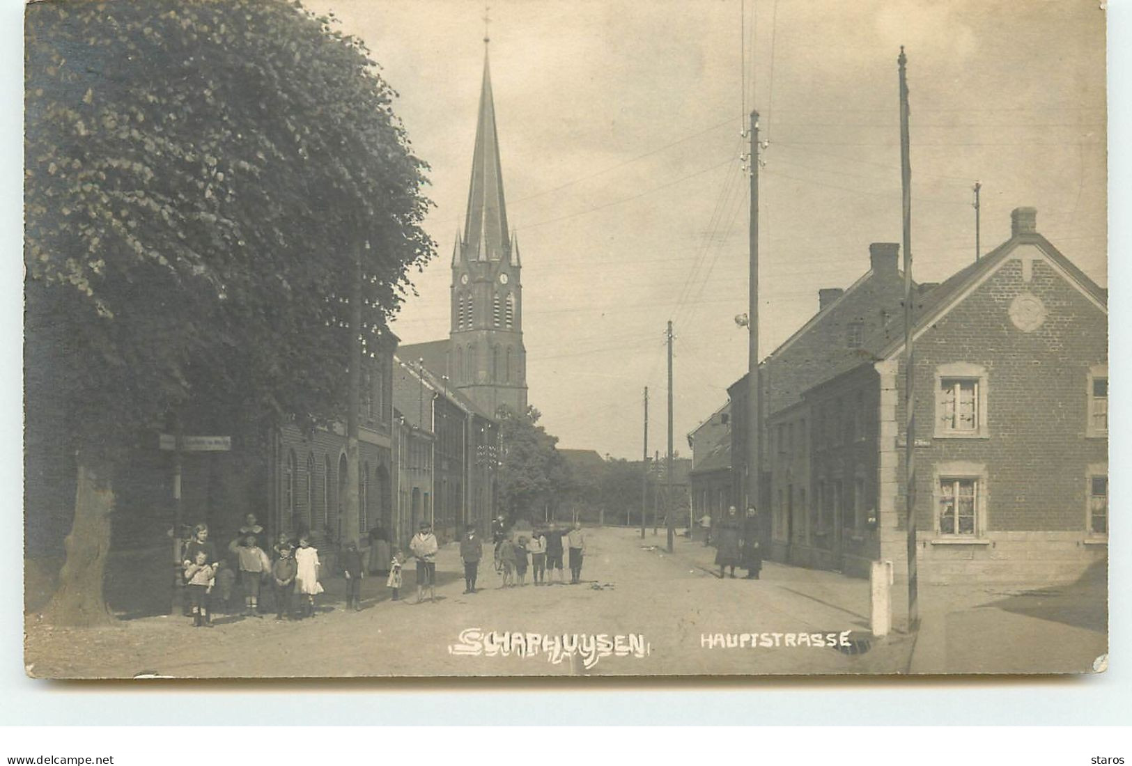 Allemagne - RPPC - SCHAPHUYSEN - Hauptstrasse - Other & Unclassified