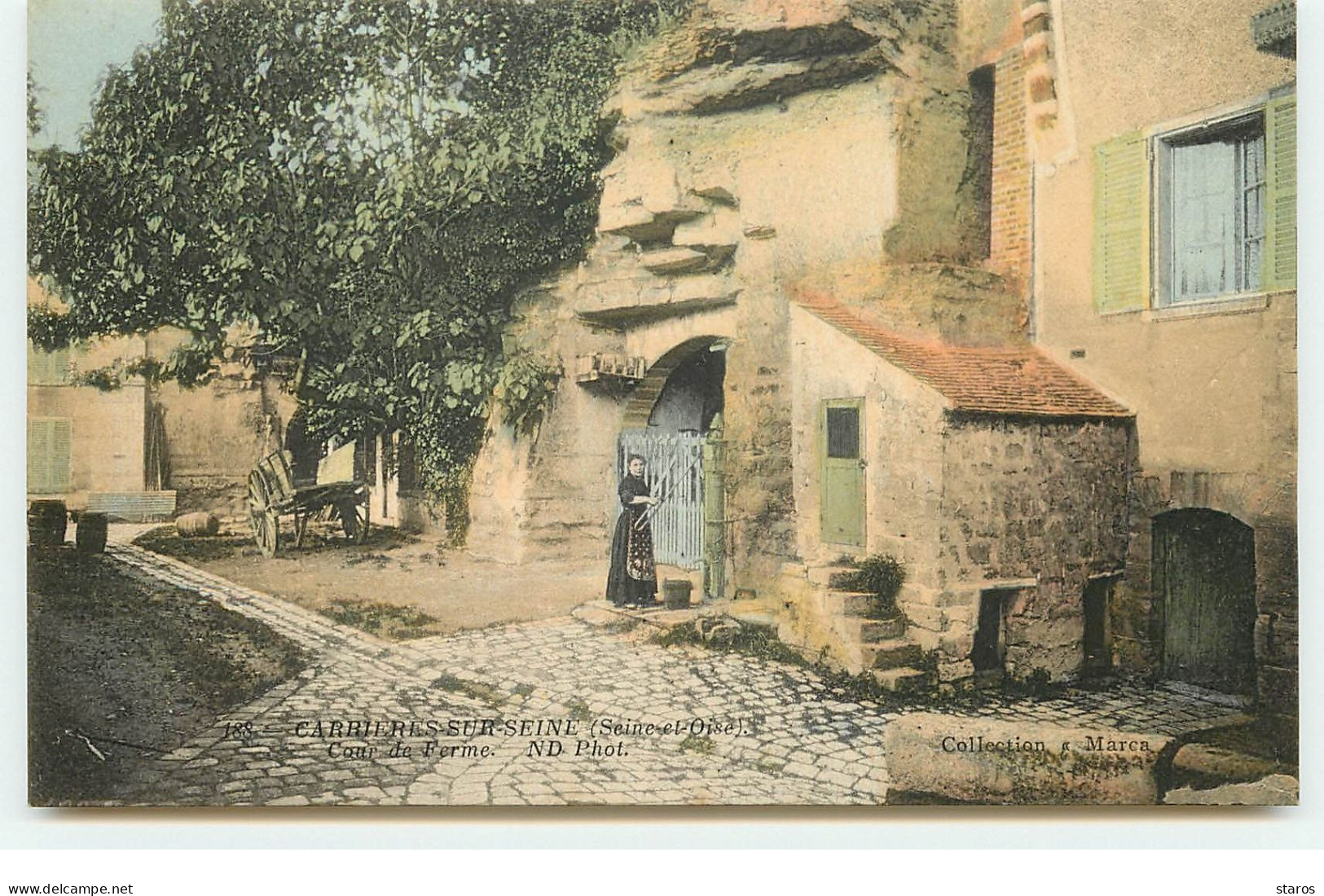 CARRIERES SUR SEINE - Cour De Ferme - ND N°188 - Carrières-sur-Seine