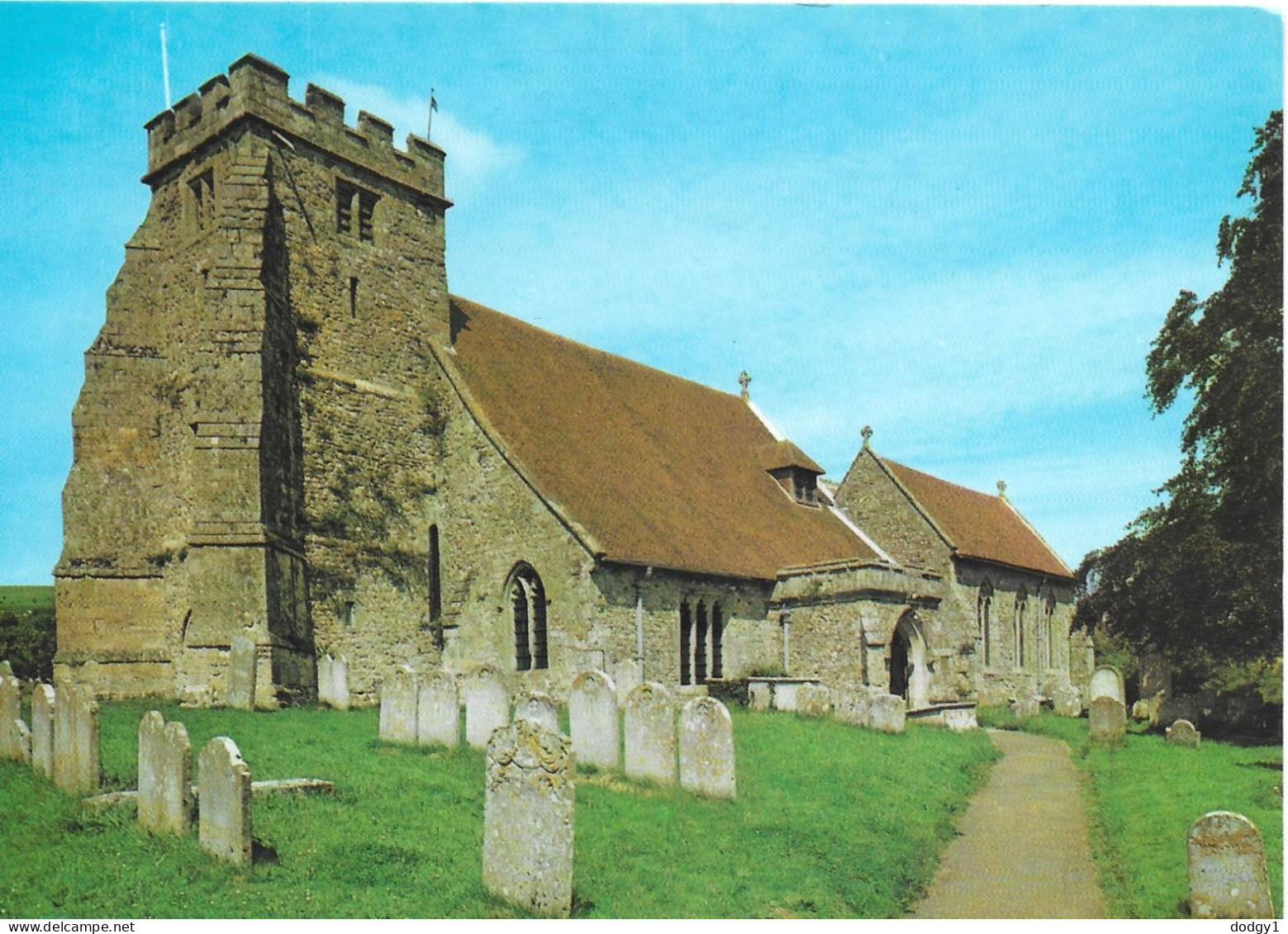 ST. GEORGES CHURCH, ARRETON, ISLE OF WIGHT, ENGLAND. UNUSED POSTCARD   Nd1 - Other & Unclassified