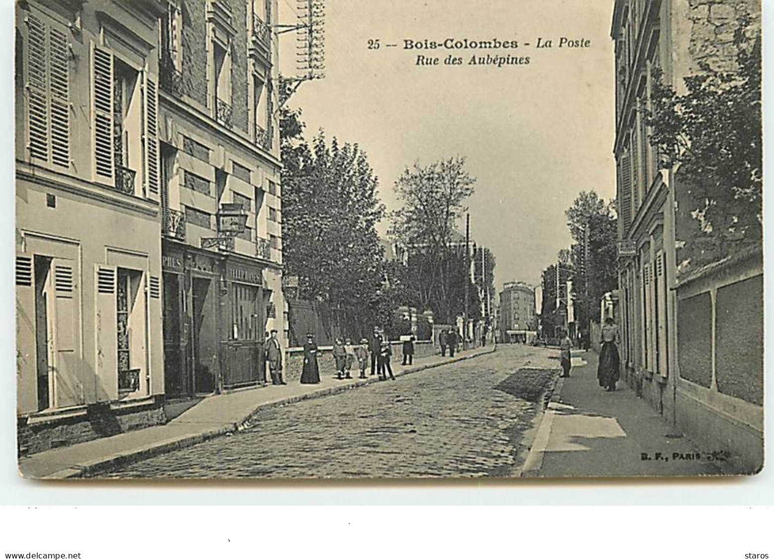 BOIS COLOMBES - La Poste - Rue Des Aubépines - Autres & Non Classés