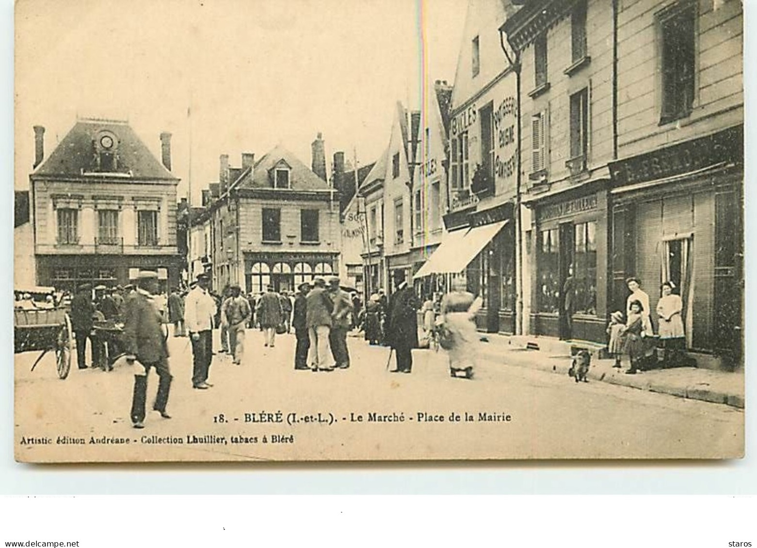 BLERE - Le Marché - Place De La Mairie - Bléré