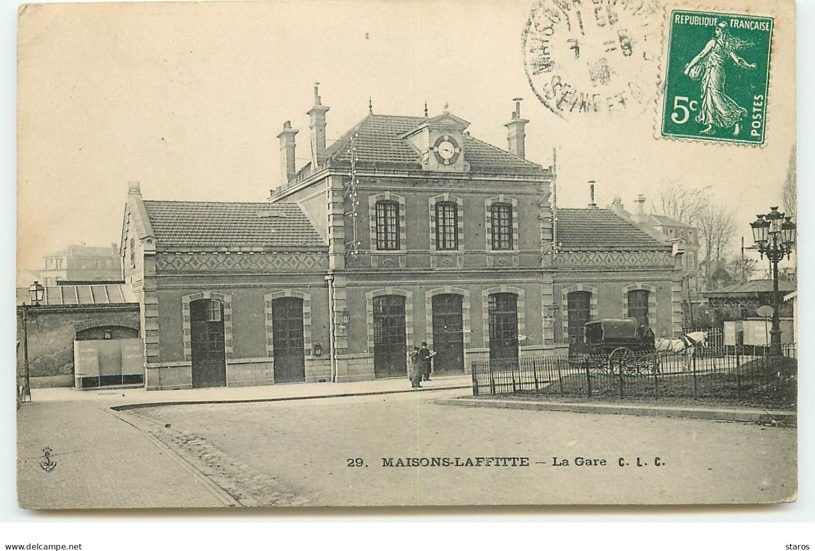 MAISONS-LAFFITTE - La Gare - CLC N°29 - Maisons-Laffitte