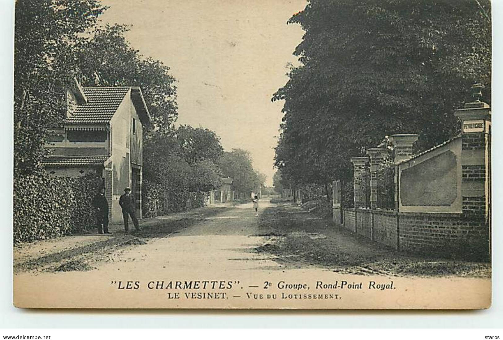 LE VESINET - Les Charmettes - 2è Groupe Rond-Point Royal - Vue Du Lotissement - Le Vésinet